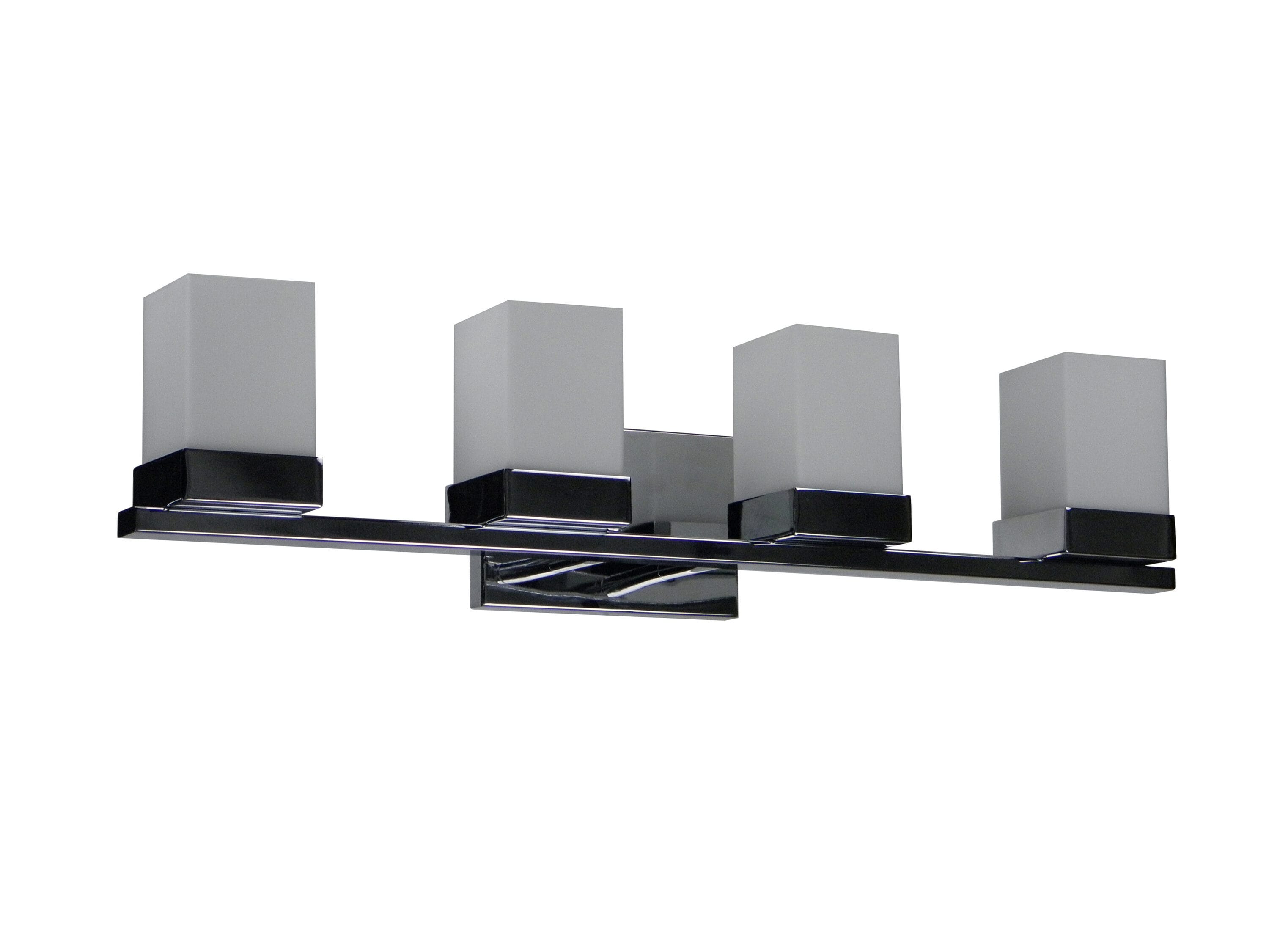 Whitfield Lighting VL527-4CH Lenya 28.4-in 4 -Light Chrome Modern/contemporary Vanity light
