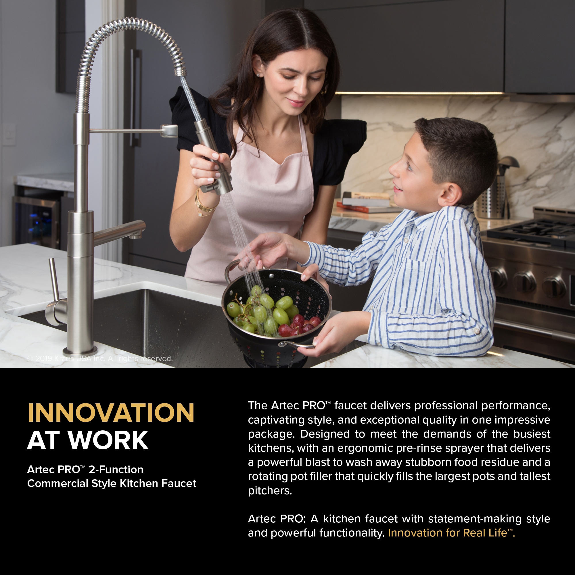 Kraus KPF-1603SFSMB Kitchen-Faucets - View #3