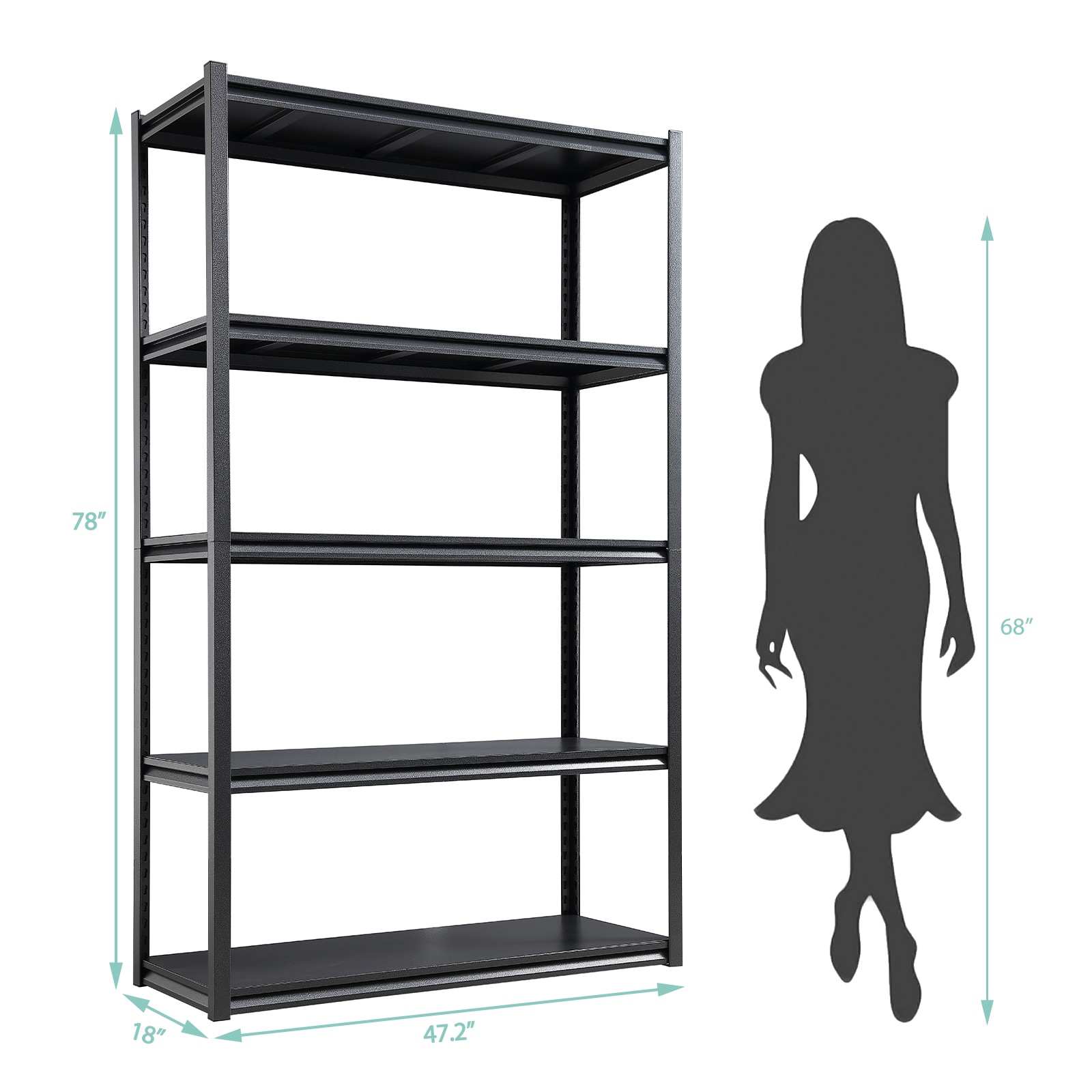 Siavonce XH44668 Free-Standing-Shelving - View #2