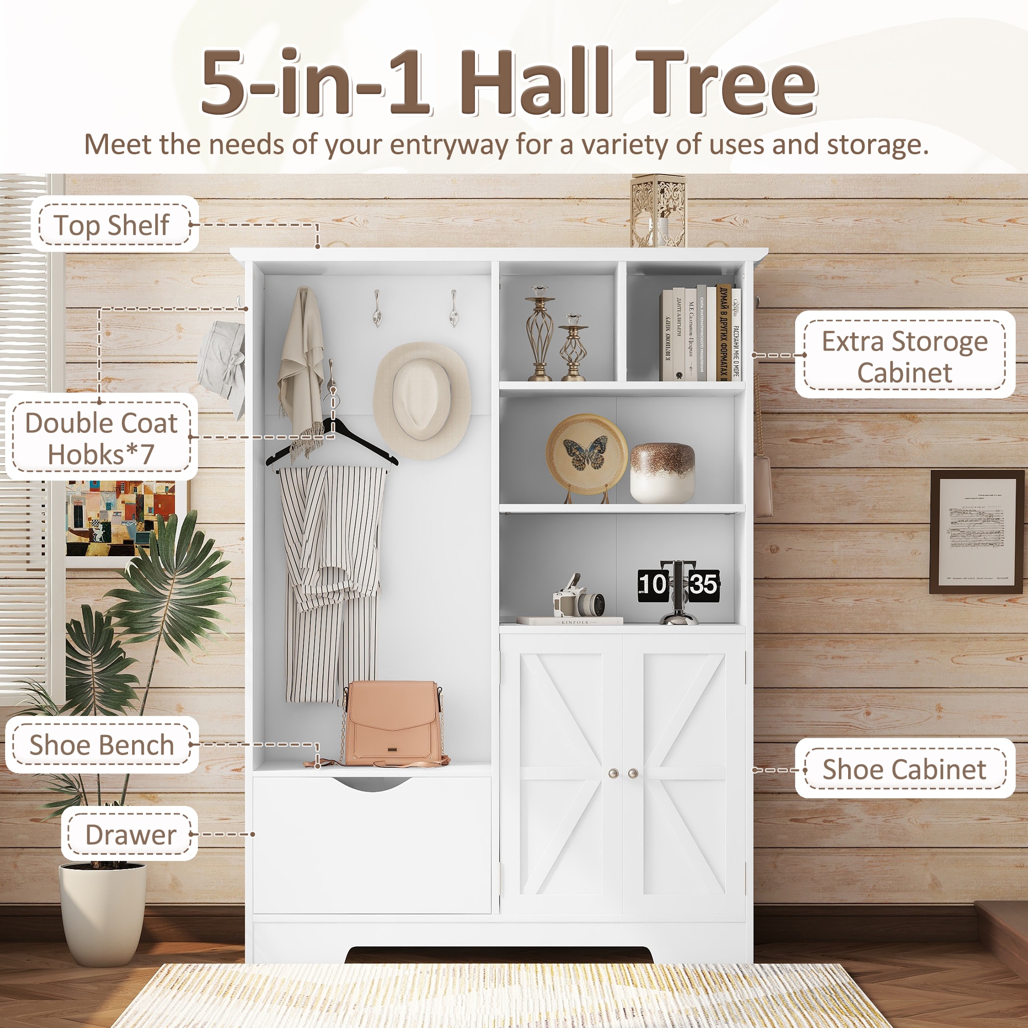Flynama SHS00033 Hall-Trees - View #7