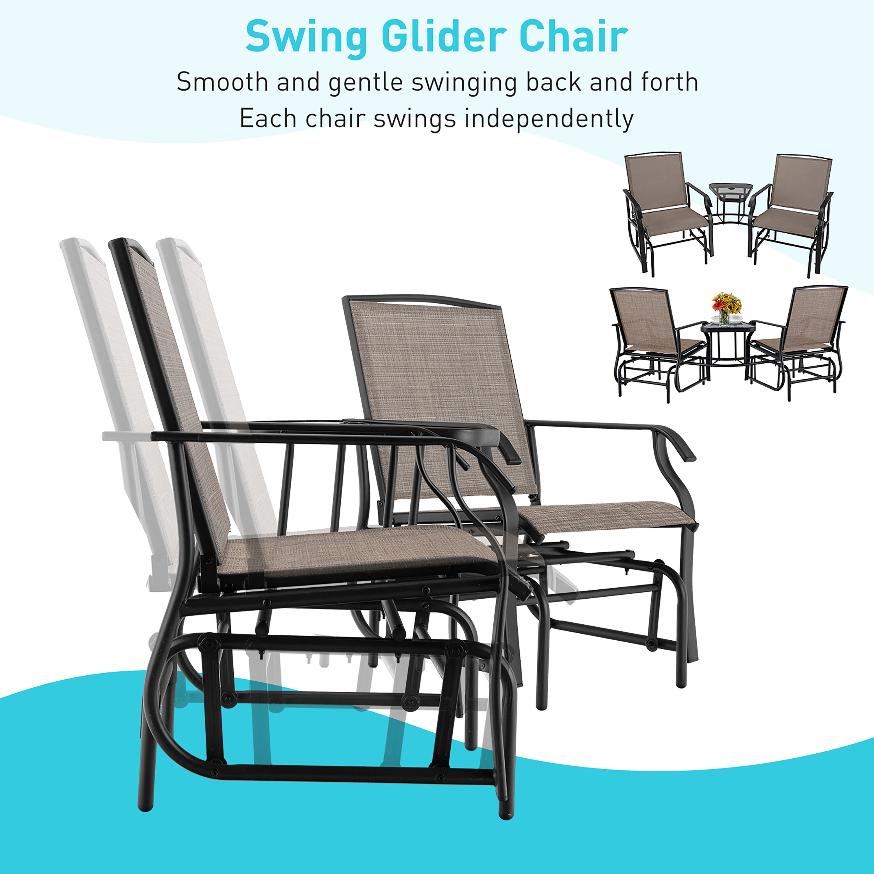 Costway NP10188BN Patio-Conversation-Sets - View #5