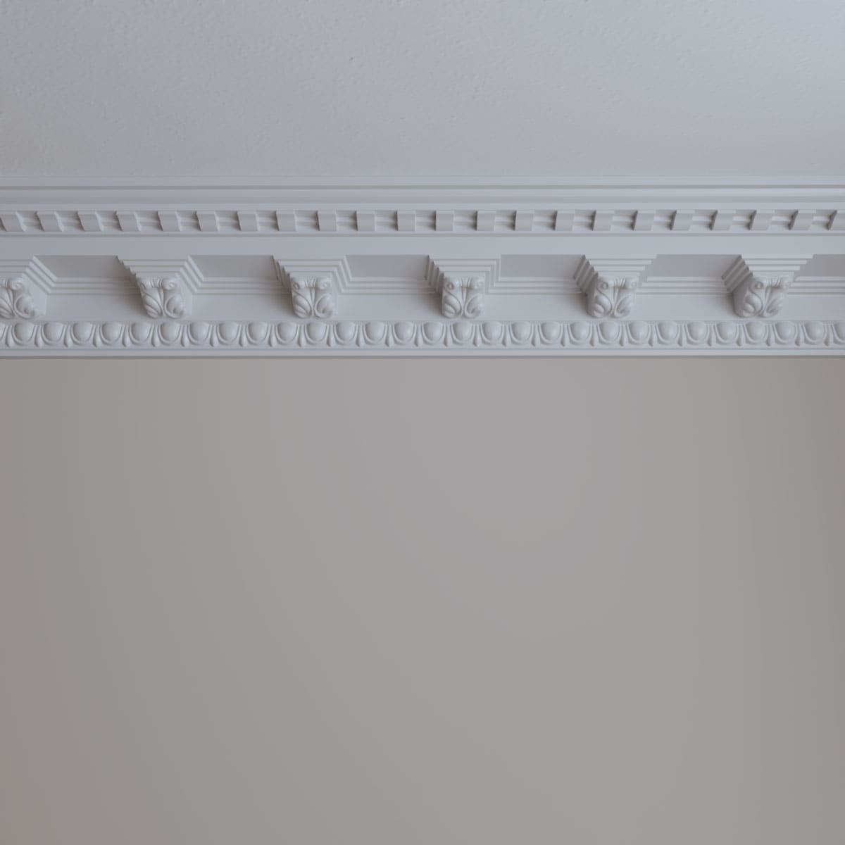Stockport 94.5" White Polyurethane Crown Moulding