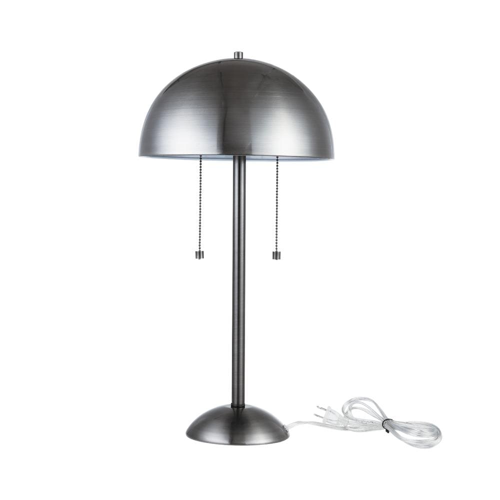 Metal Shade In The Table Lamps, Black Metal Globe Table Lamp
