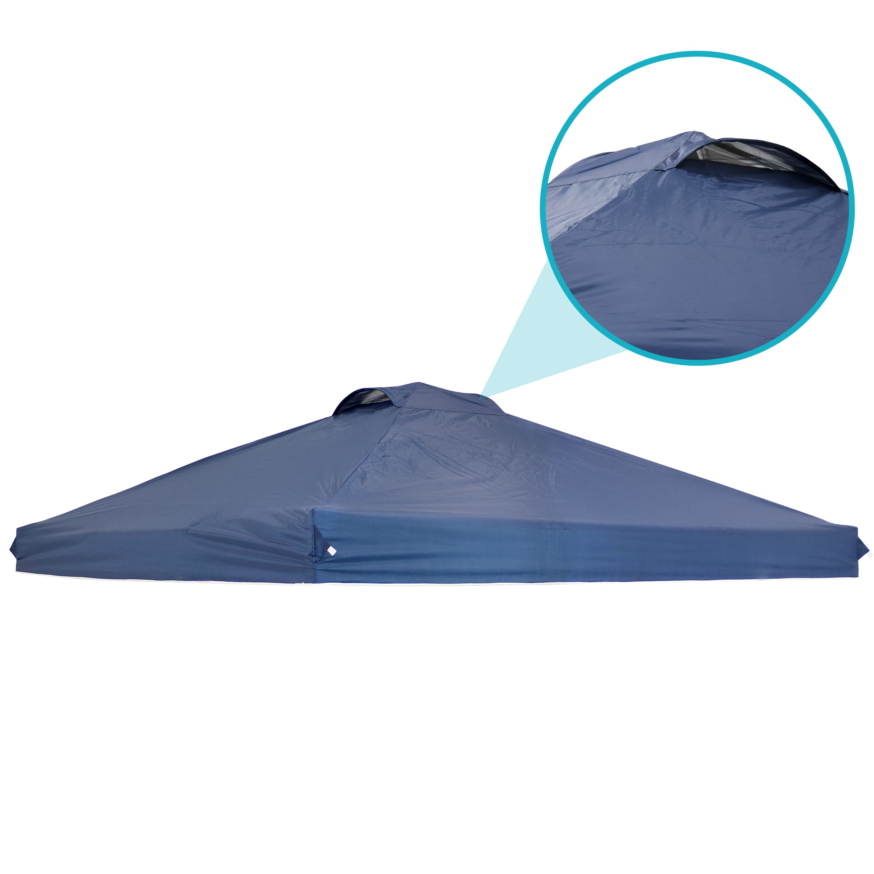 Sunnydaze Decor Blue Replacement Canopy Top for 10x10 Ft PopUp