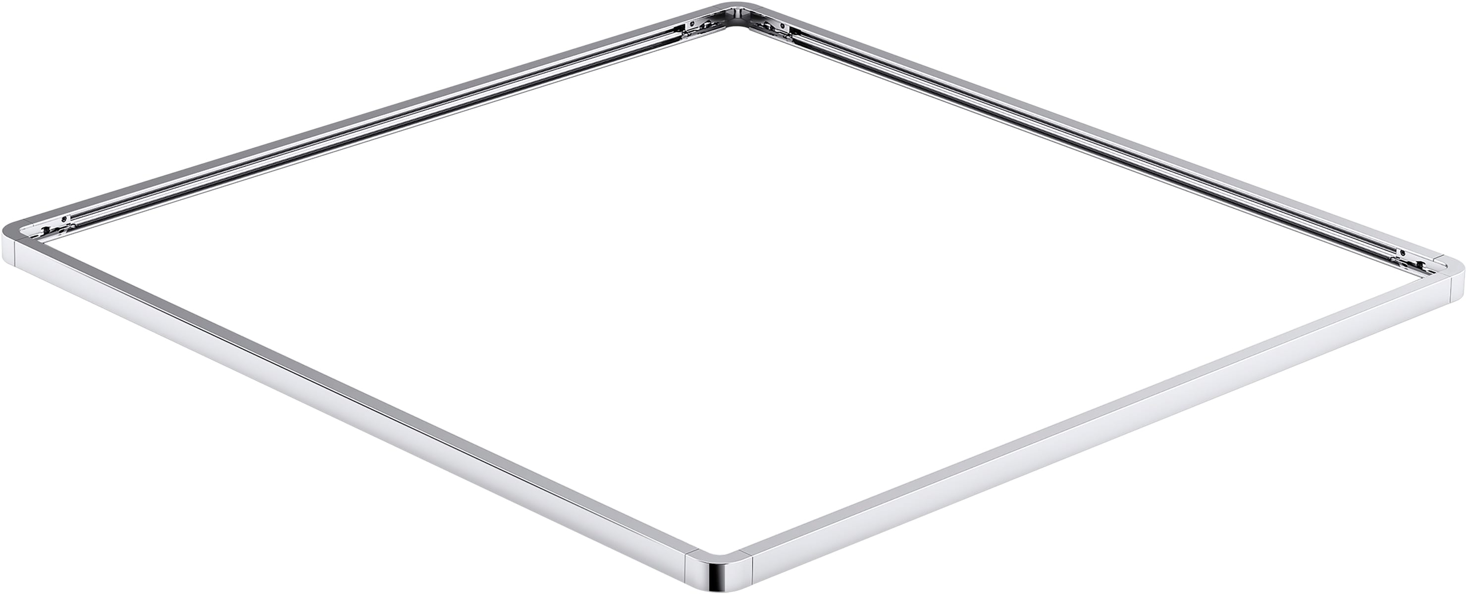 KOHLER K-31111-CP Real Rain Polished Chrome 19.50-in Universal Shower Trim ring 18.8125-in -ID