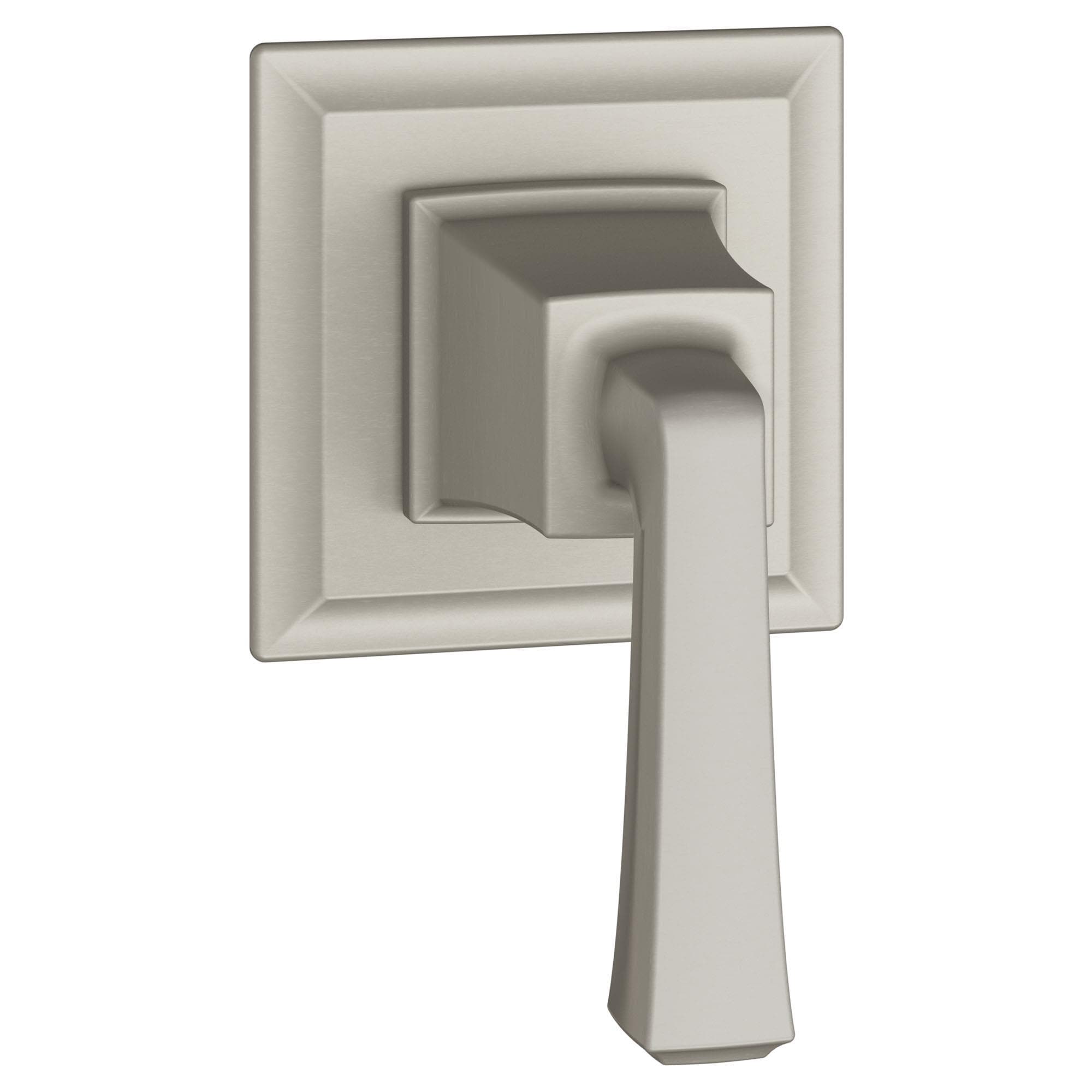 Brushed Nickel Wall-Mounted Lever Diverter Valve Trim