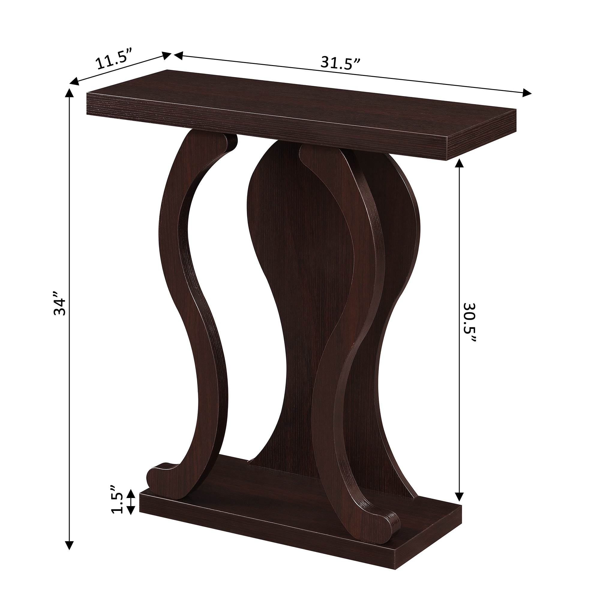 Convenience Concepts U14-163 Console-Sofa-Tables - View #4