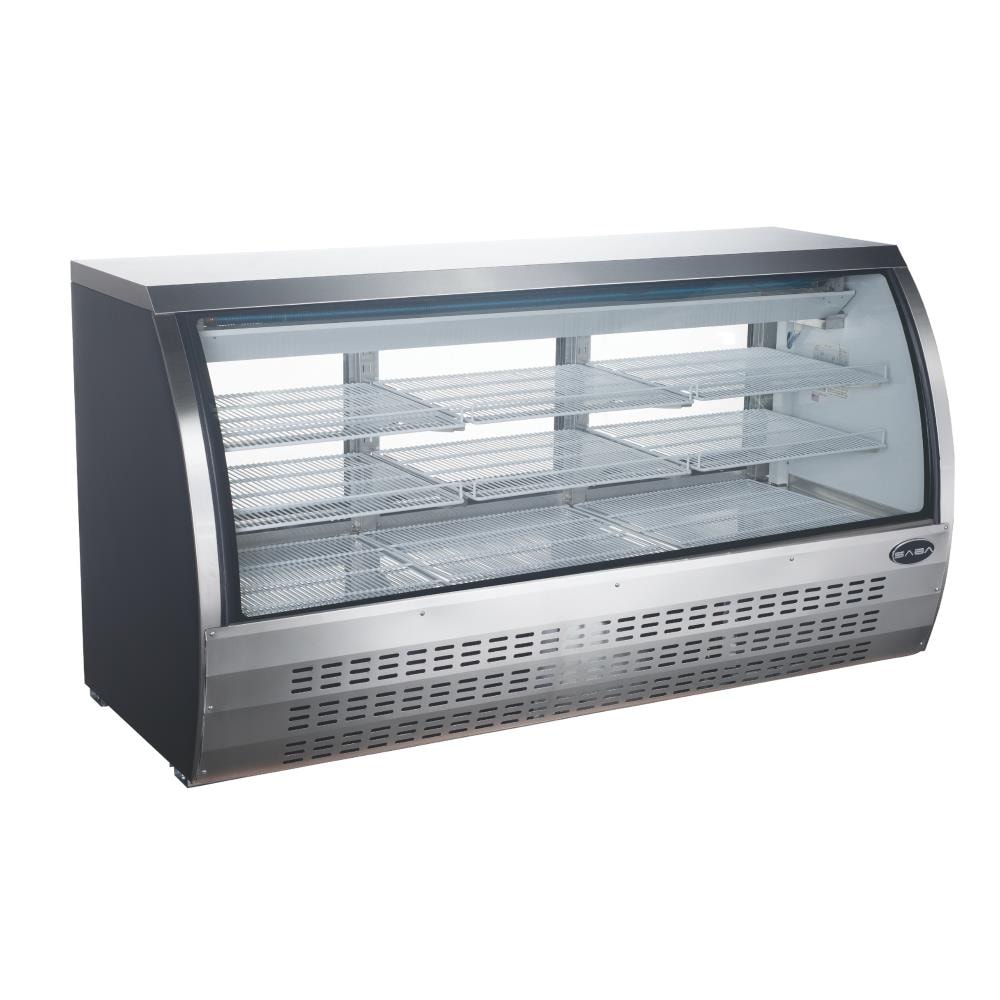 SABA SCGG-82 32-cu ft Commercial Refrigerators 3 Glass -Door Merchandiser ( Stainless steel )