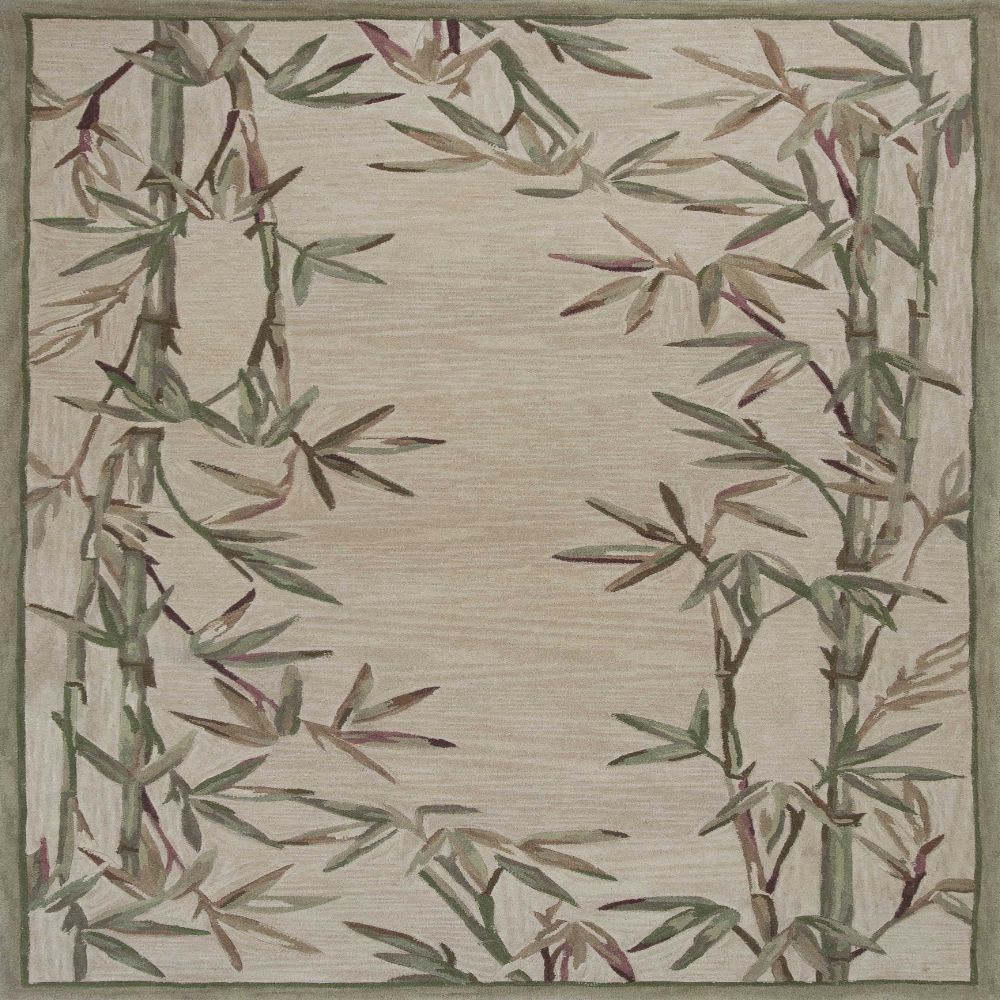 HomeRoots 352737 Bernadette 3 X 5 (ft) Wool Ivory Indoor Floral/Botanical Area Rug