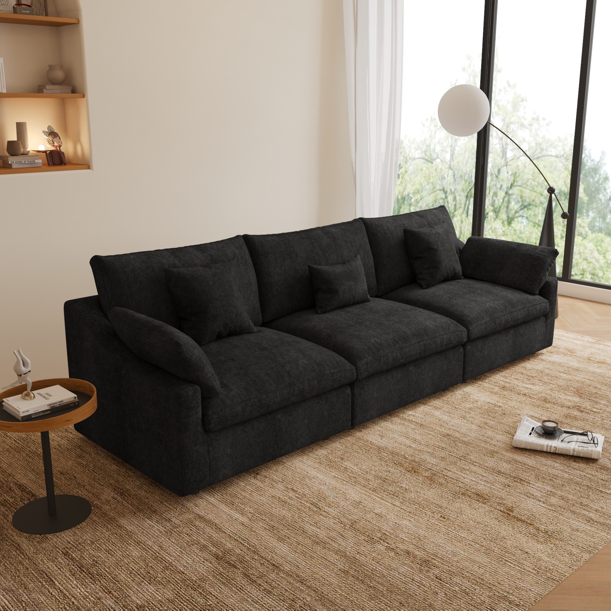 BuotiqHom DH-S3-140BK Sofas-Loveseats - View #2