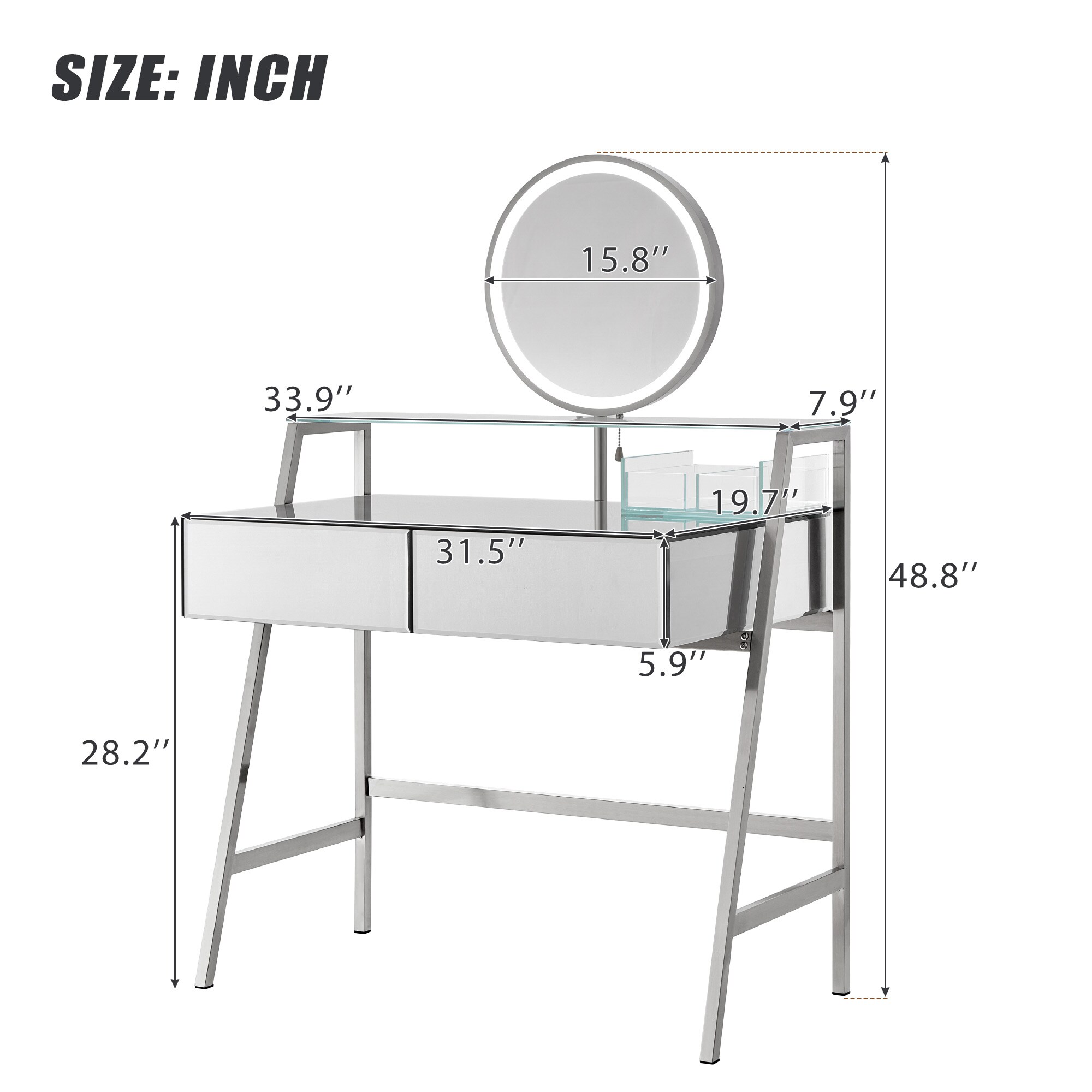 Bybafun YC2500001 Bedroom-Vanities - View #4