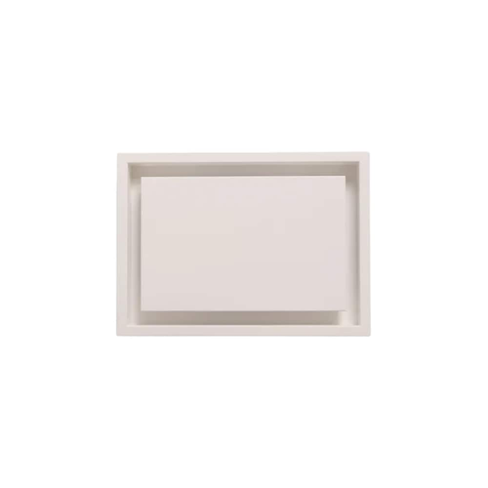 Aria Vent 30-in x 10-in 1-way Steel Satin White Sidewall/Ceiling Register DWFR10X30SWH Sansujyuku sansujyuku.com