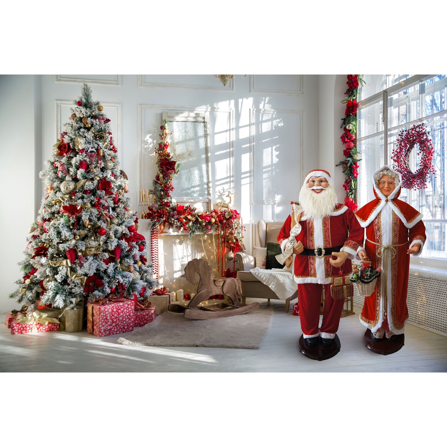 Fraser Hill Farm FAMC058D-23RED Table-Christmas-Decorations - View #8