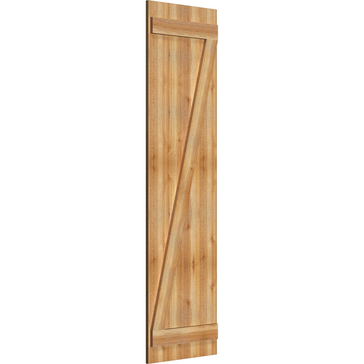Ekena Millwork RBJ06Z21X076RWR Exterior-Shutters - View #2
