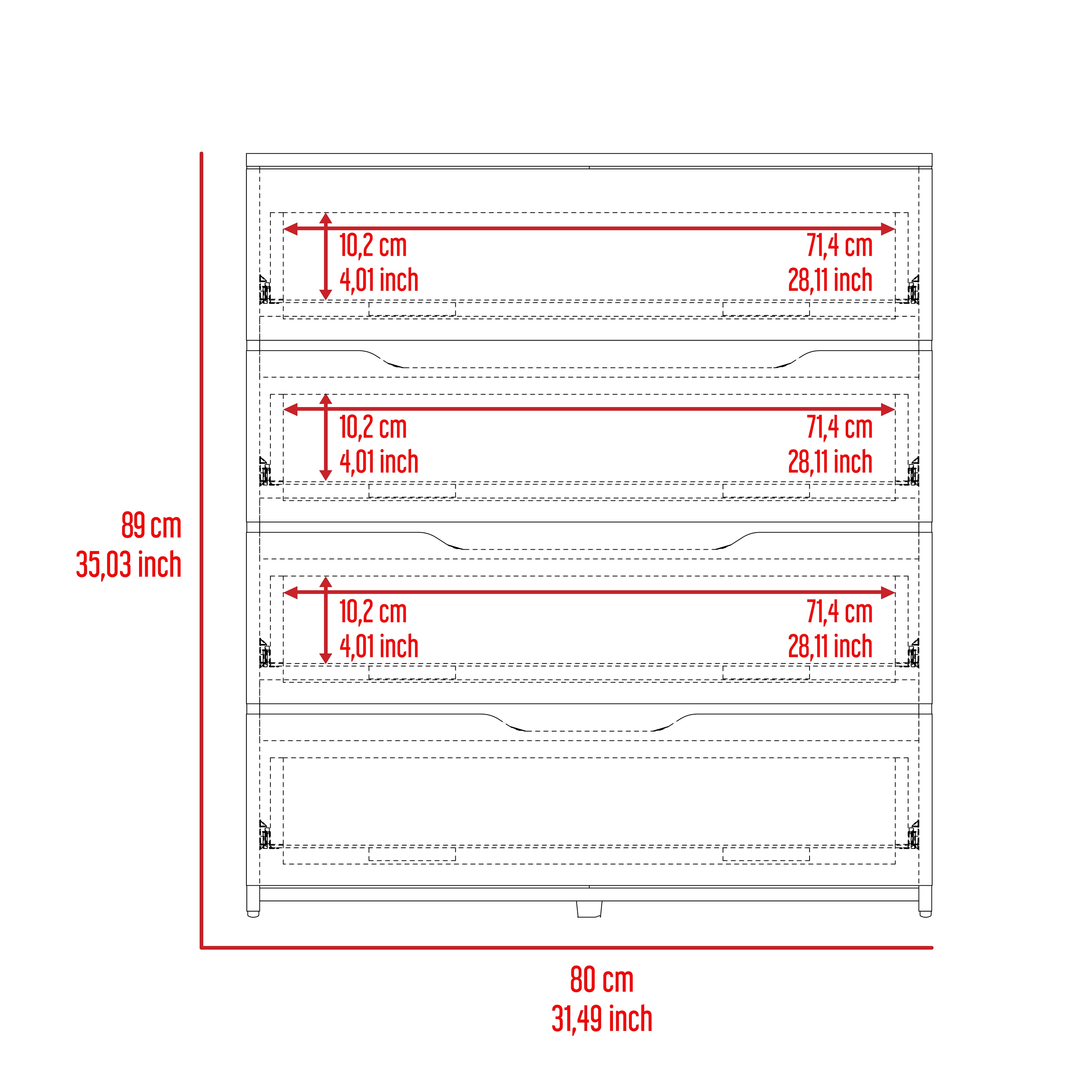 GLANZEND 6514I5E0X dressers - View #4
