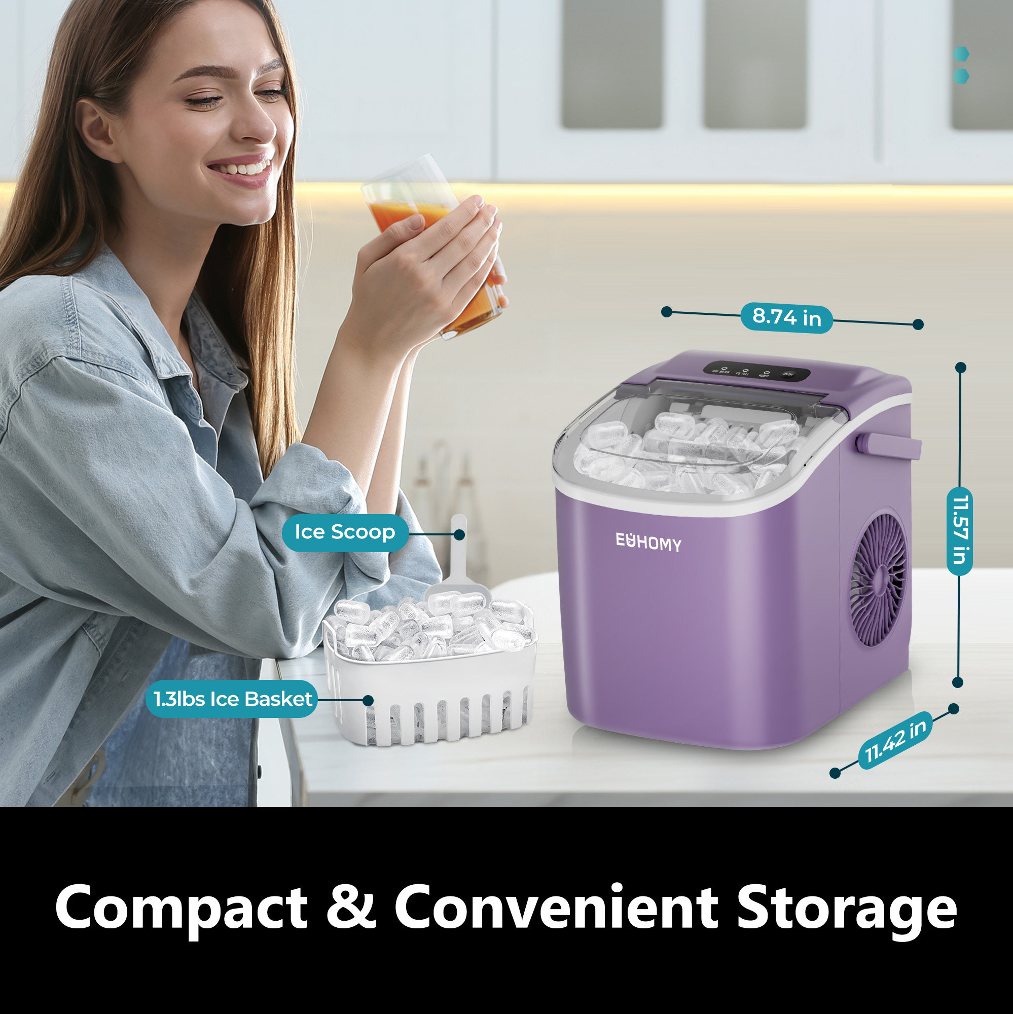 Euhomy IM-06E Ice-Makers - View #7