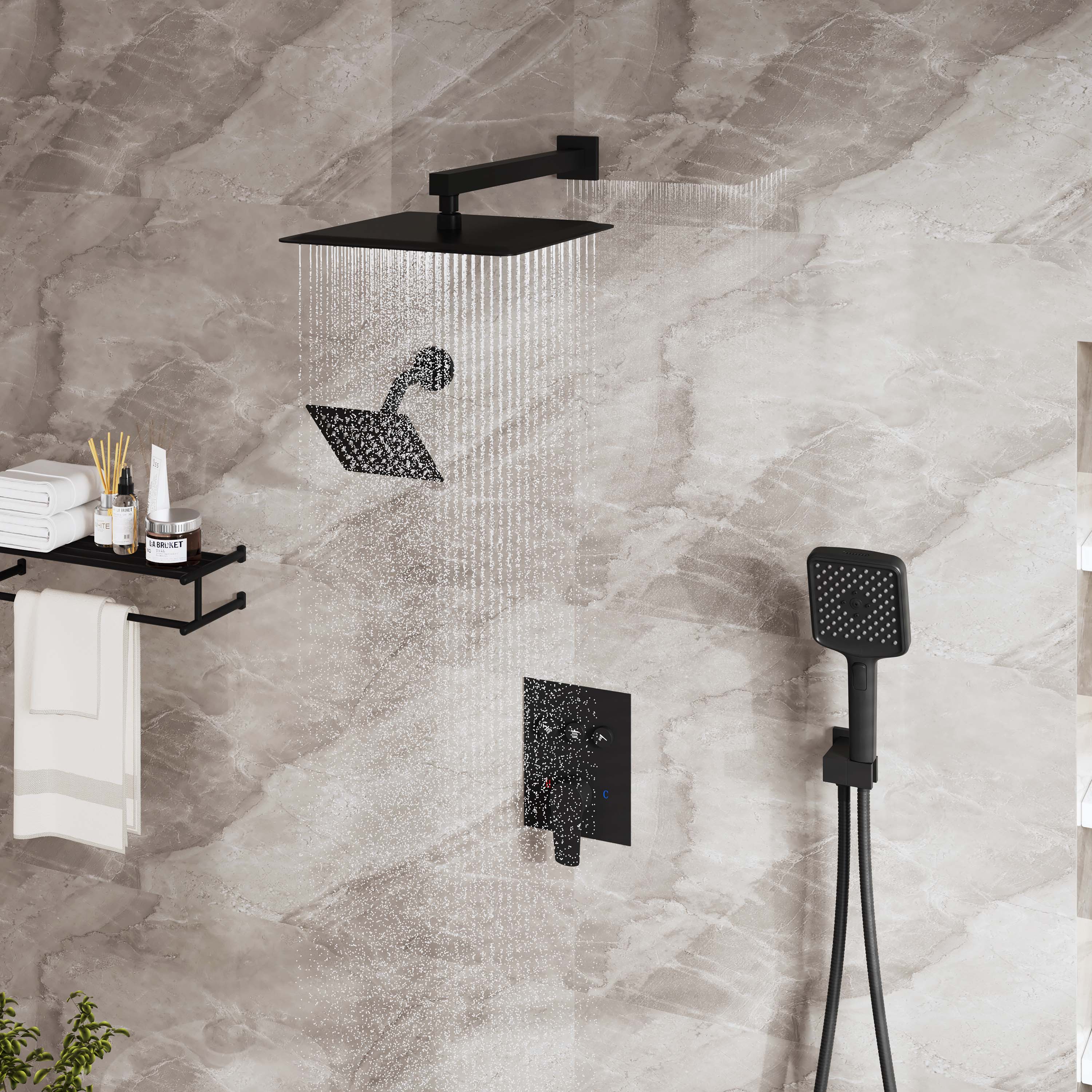 Mondawe MDBR01025AJ12MB Showerhead-Bar-Panels - View #3