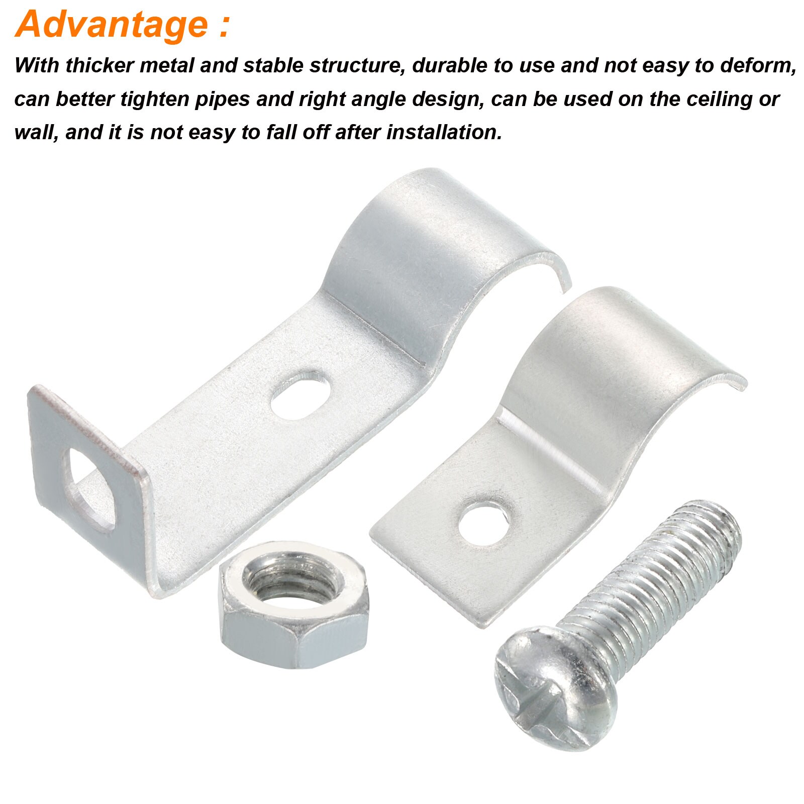 Unique Bargains S26041701UX2586 Pipe-Support-Clamps - View #4