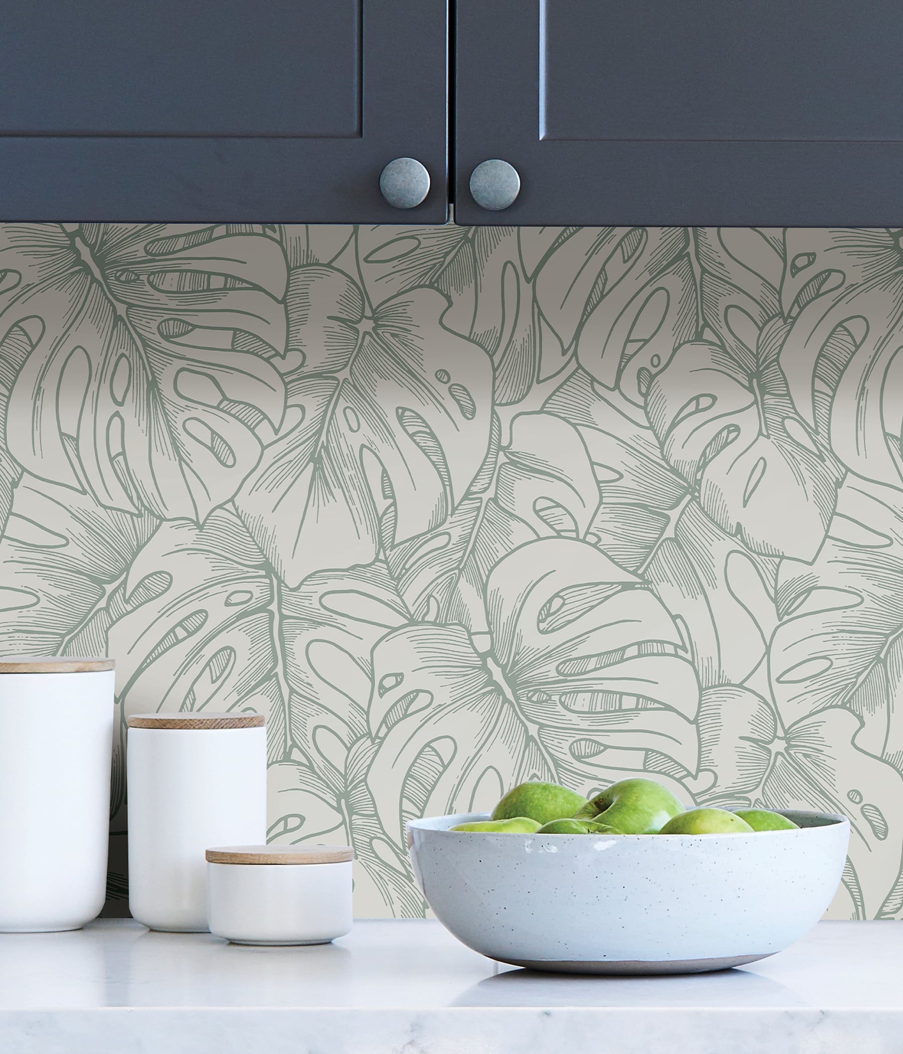 Scott Living 30.75-sq ft Green Vinyl Ivy/Vines Self-Adhesive Peel and Stick  Wallpaper in the Wallpaper department at