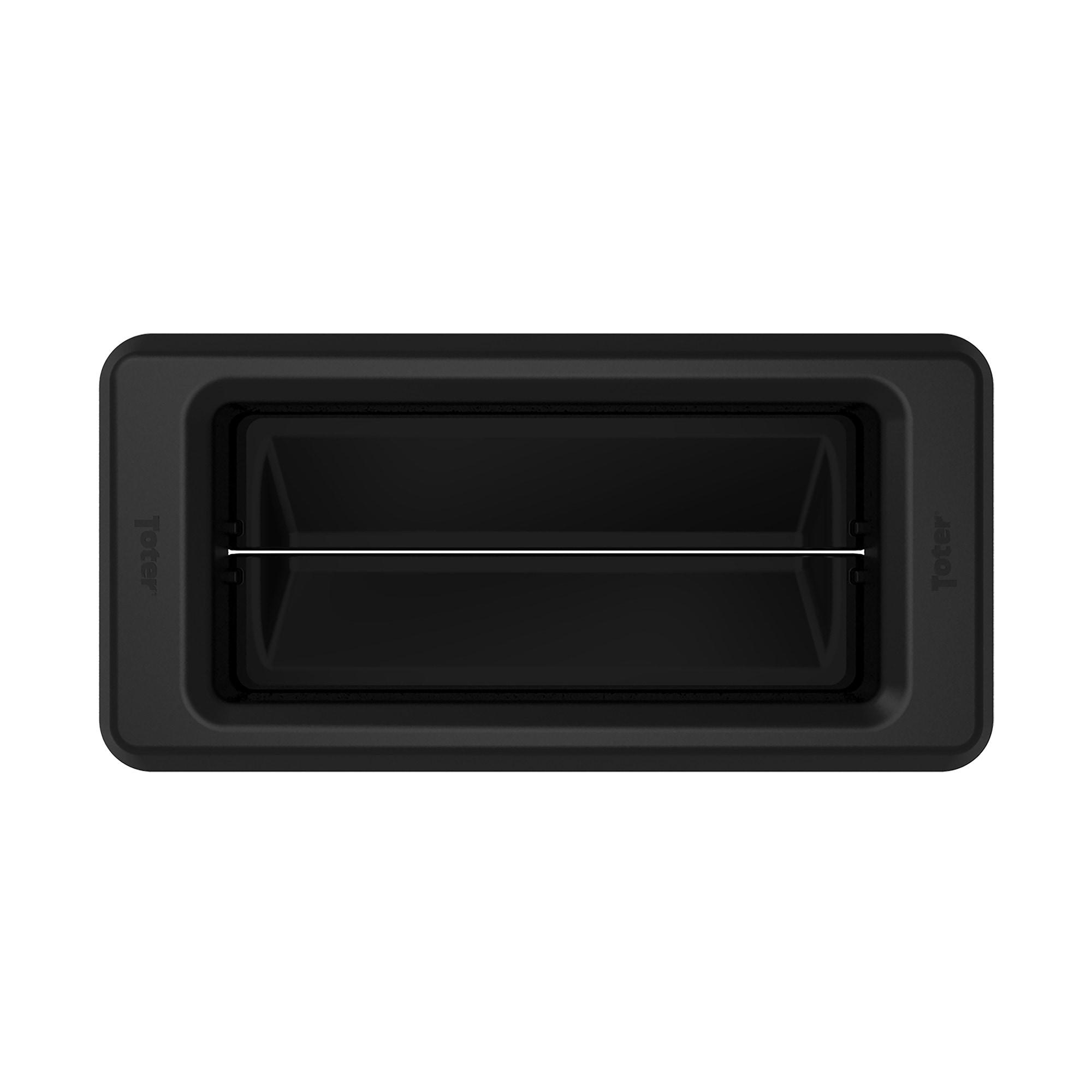 Toter SL000-10200 Black Plastic Kitchen Trash Can Lid