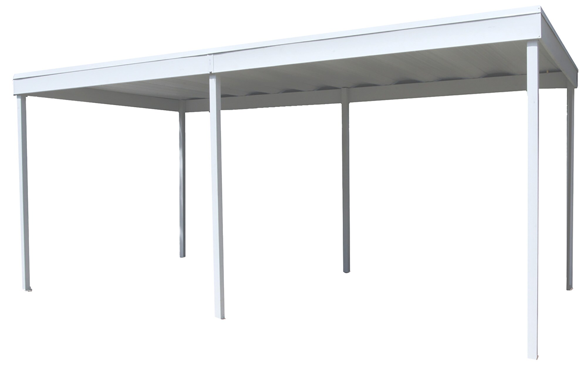 Arrow CP1020 10-ft W x 20-ft L x 8-ft H Eggshell Metal Carport