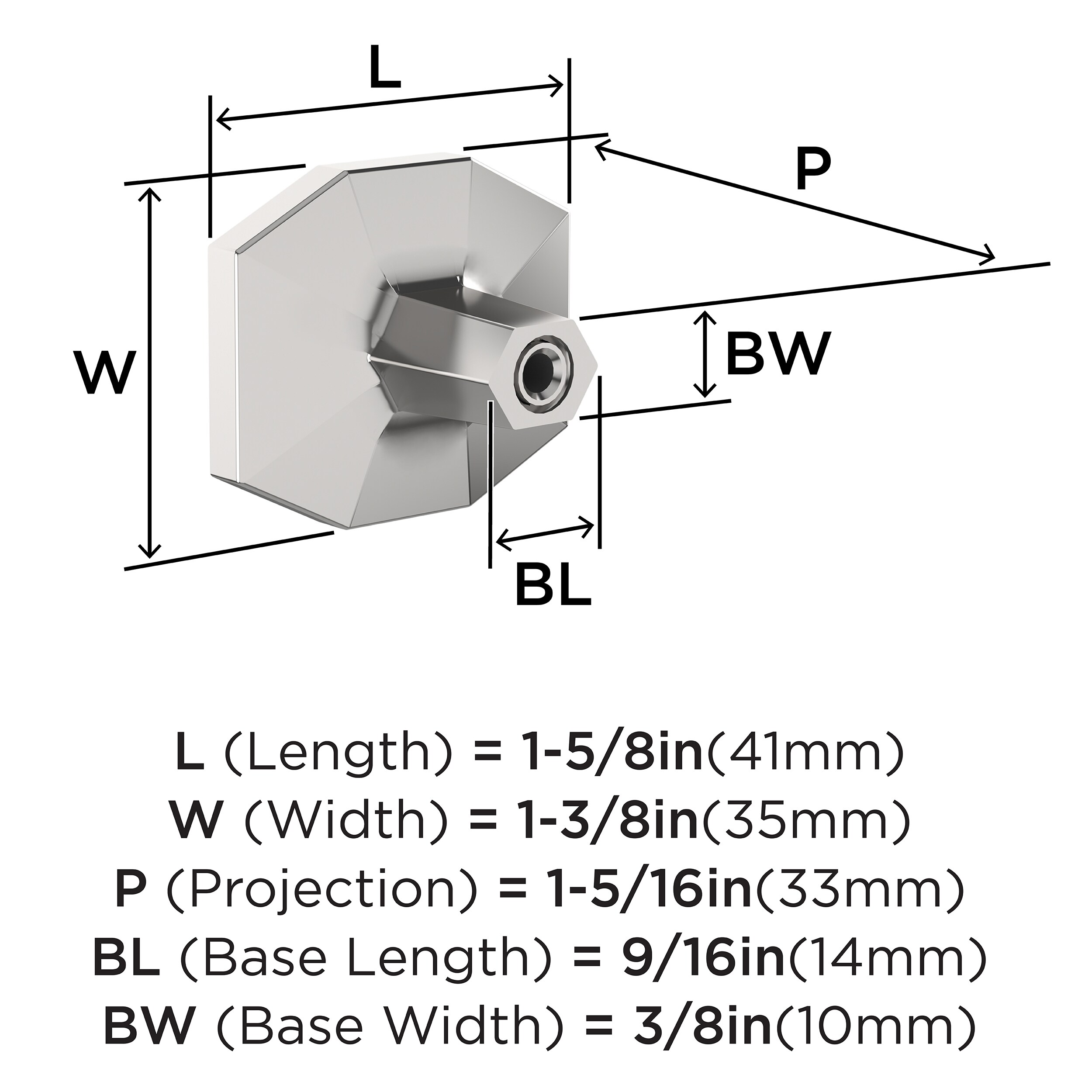 Amerock BP36638BBR26 Cabinet-Knobs - View #4