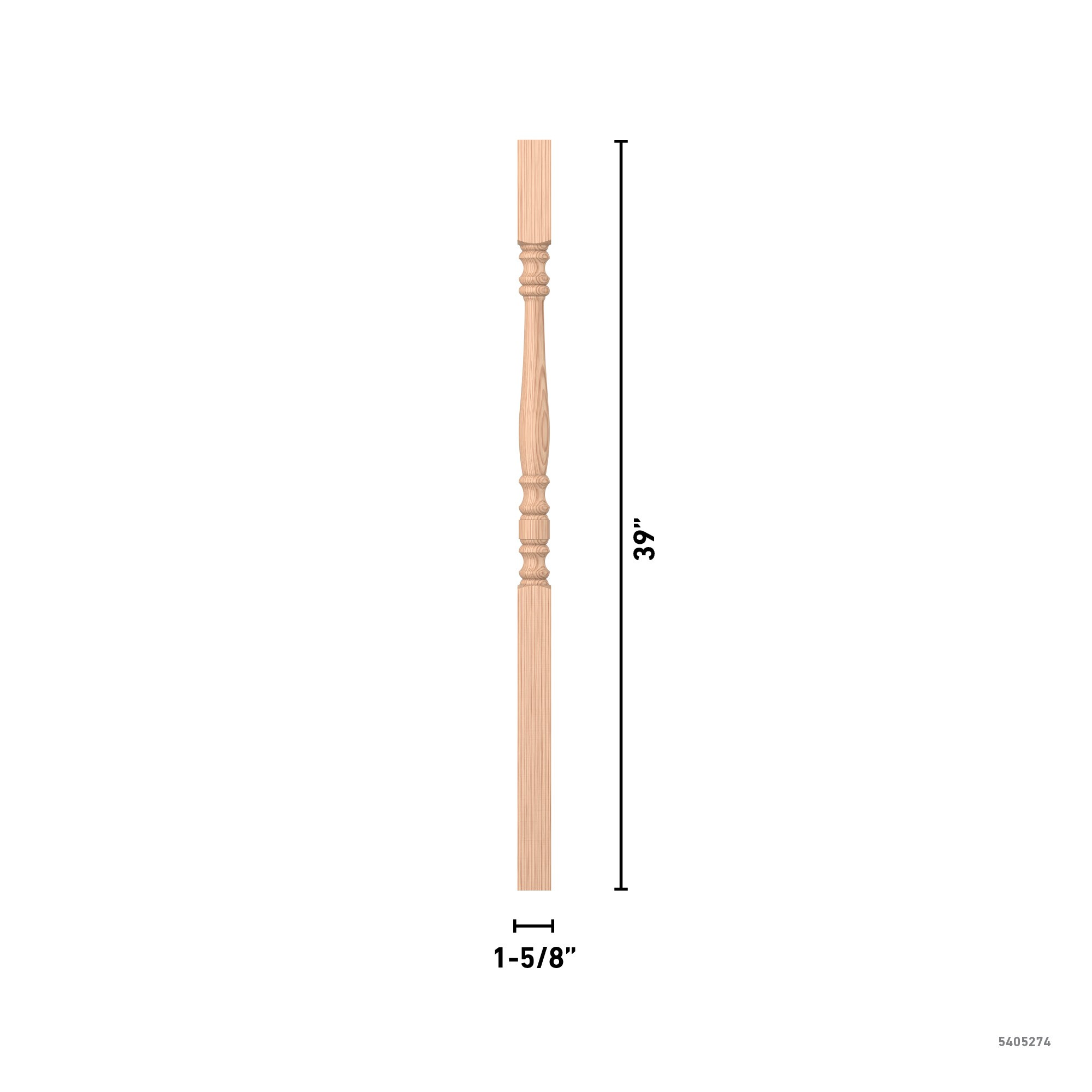 L.J. Smith Stair Systems S-5005-H 39 Interior-Stairpart-Balusters - View #4