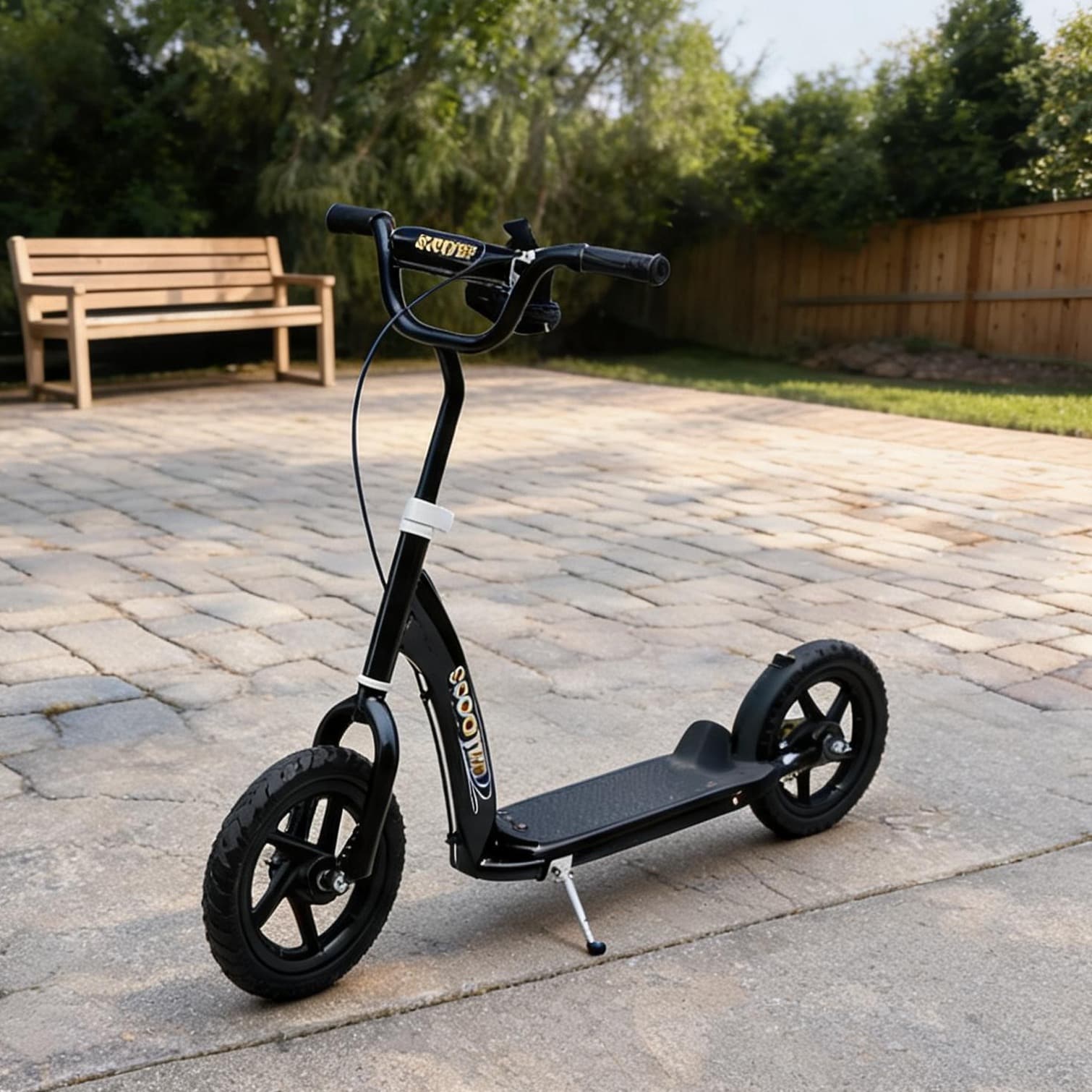 BBabe 12.5 x 5.4 x 13.6 in and big wheels Kids Scooters with smooth outdoor rides for Outdoor Space