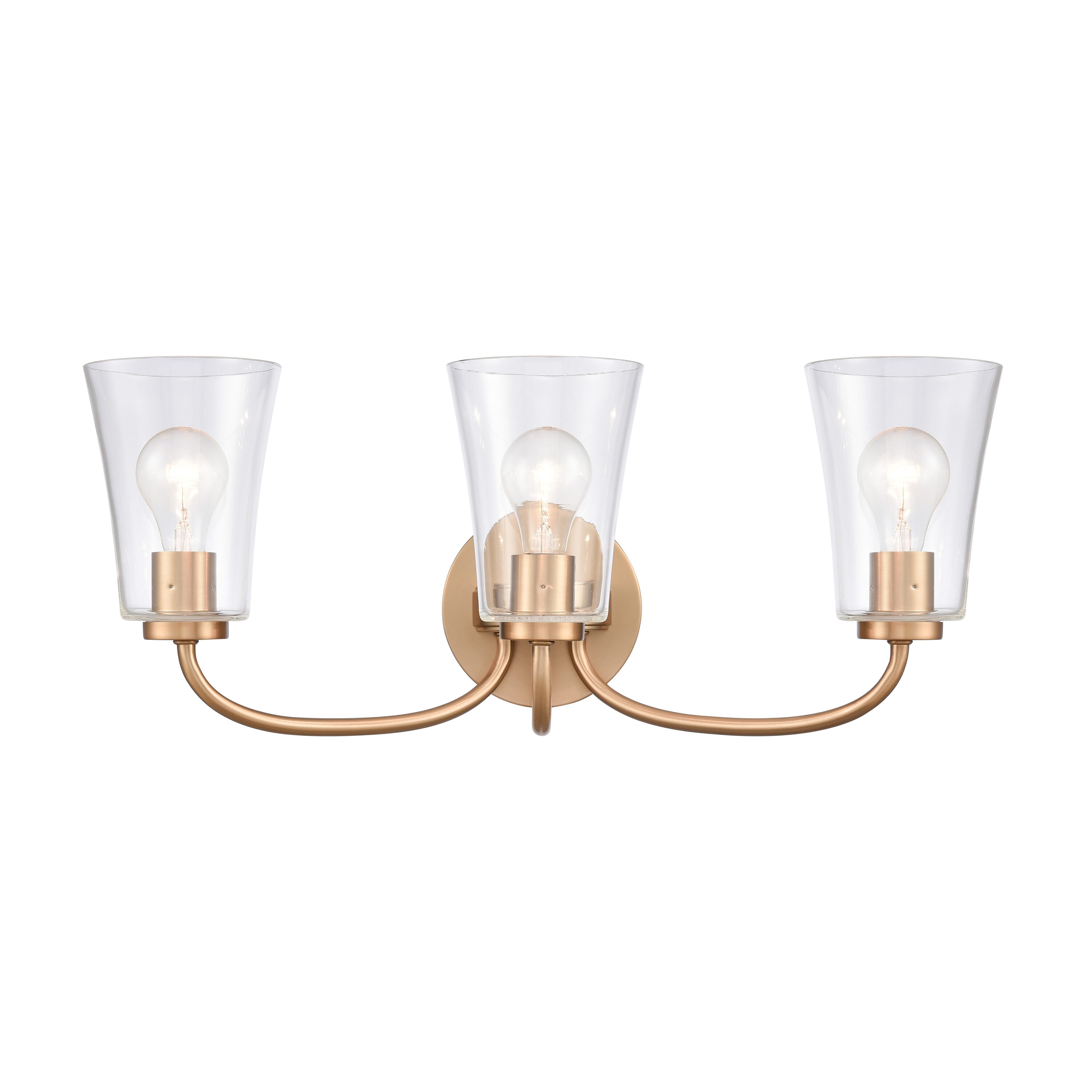 Westmore by ELK Lighting LW-221105004 Eastvale 23-in 3 -Light Brushed Gold Traditional Vanity light