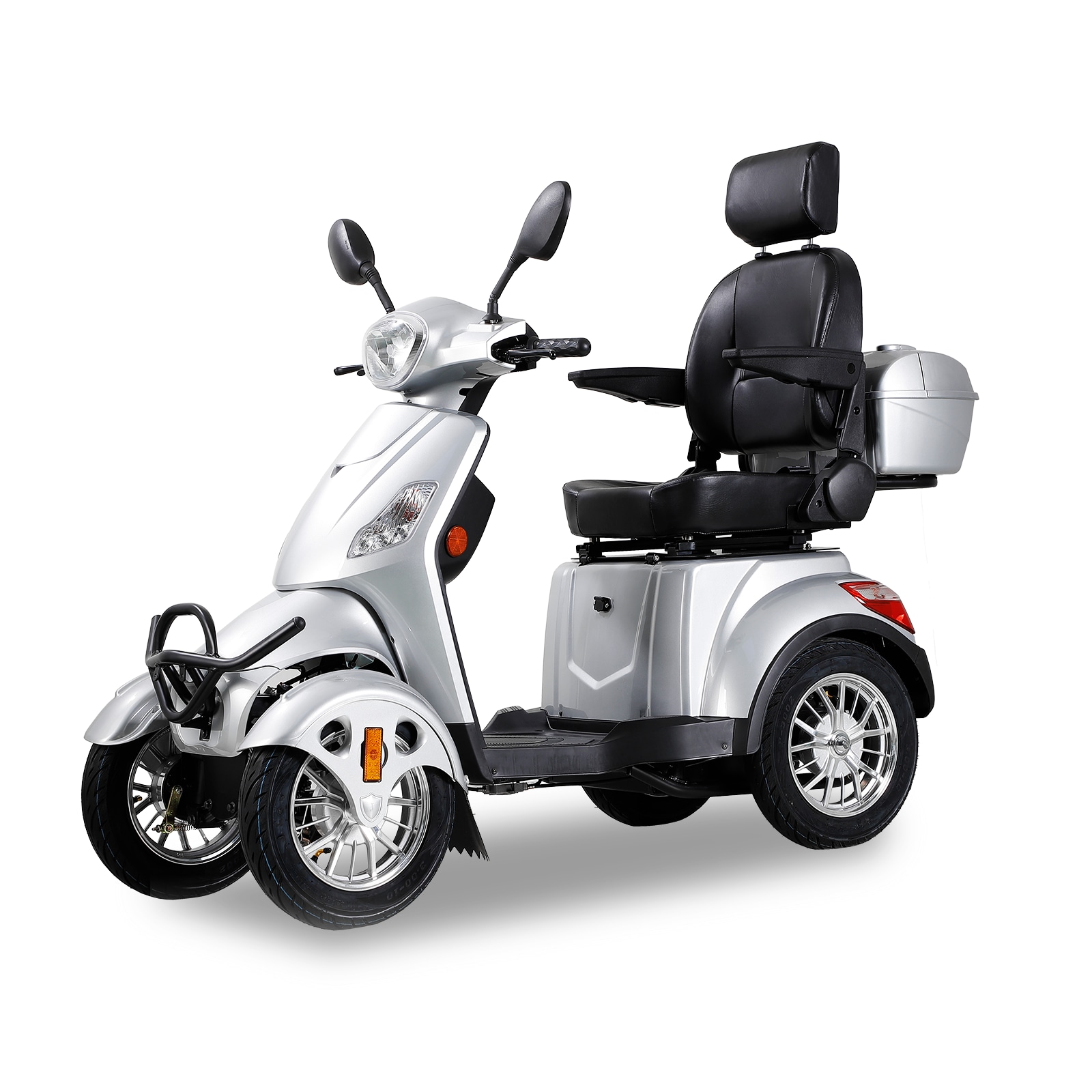 Flynama L-P182288 Silver Electric Mobility Scooter with Big Size/High Power