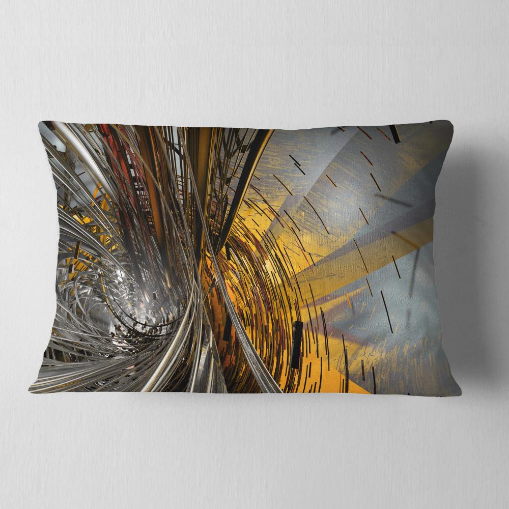Designart CU9006-12-20 12-in x 20-in Brown Indoor Decorative Pillow