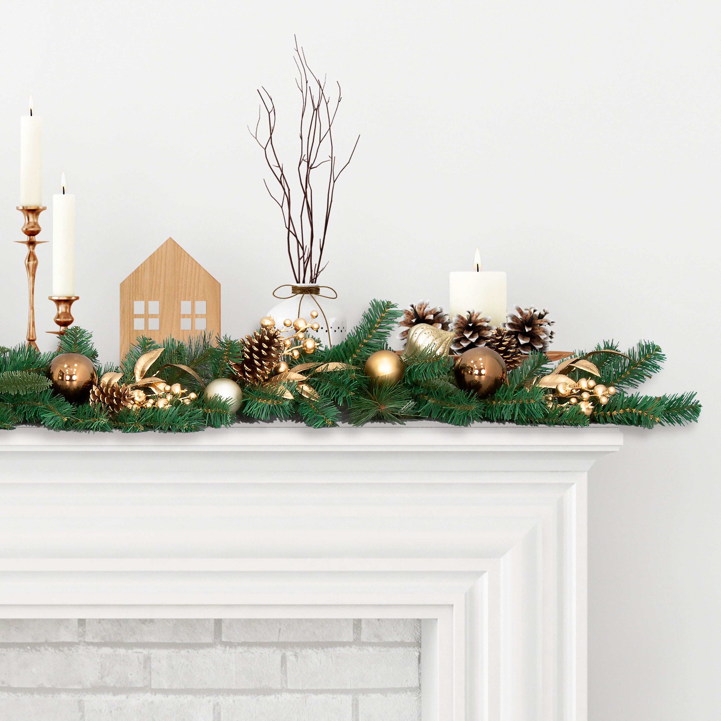 Holiday Living BA000186A Artificial-Christmas-Garland - View #4