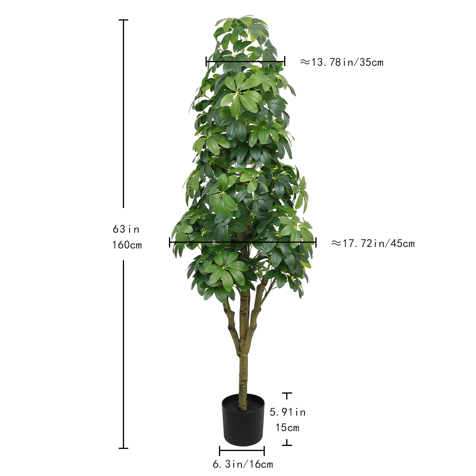 Poinic VVPP458756 Artificial-Plants-Trees - View #2