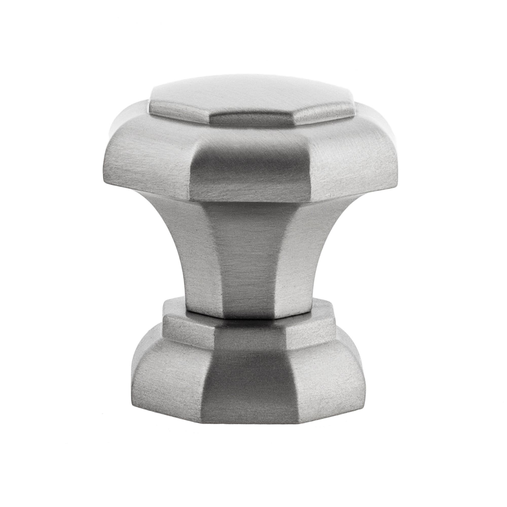 Sumner Street Home Hardware RL060605 Octagon 1-1/8-in Satin Nickel Octangular Modern Cabinet Knob