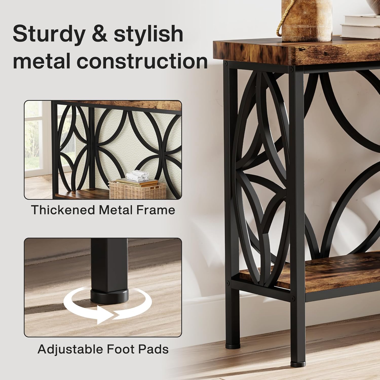 LUXEYARD DS-M-BAC03938 Console-Sofa-Tables - View #2