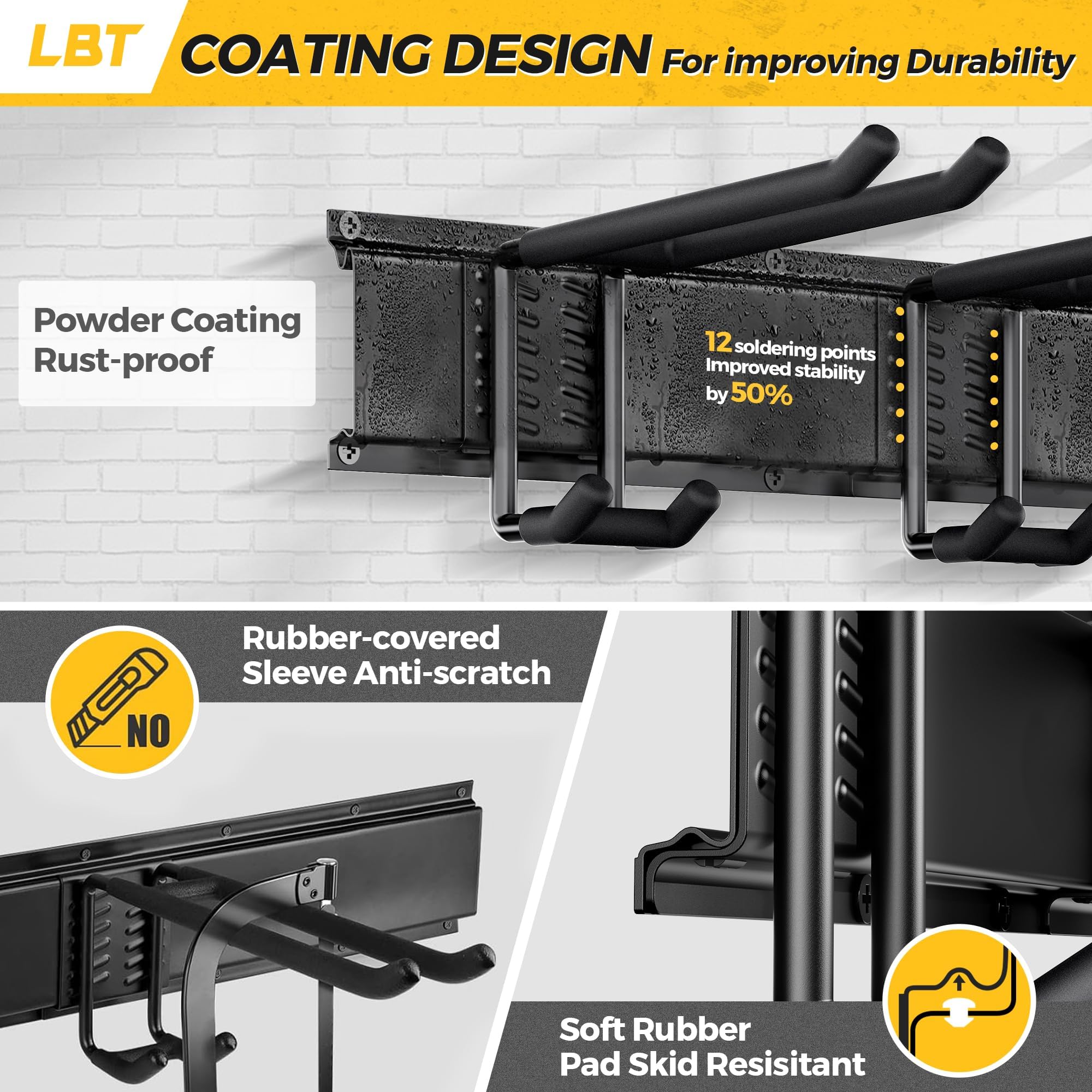 Afoxsos LAF0127H06 Garage-Storage-Hooks - View #4
