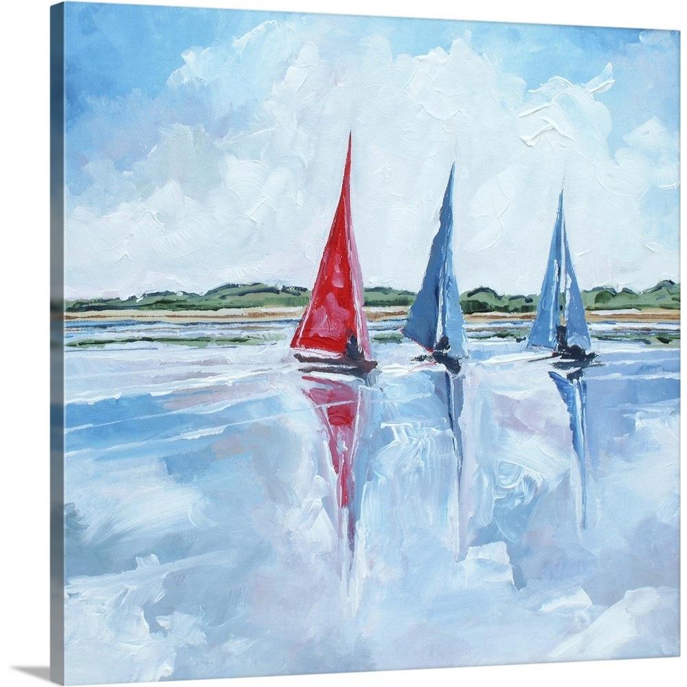 GreatBigCanvas 2399833-24-16X16 16-in H x 16-in W Abstract Print on Canvas