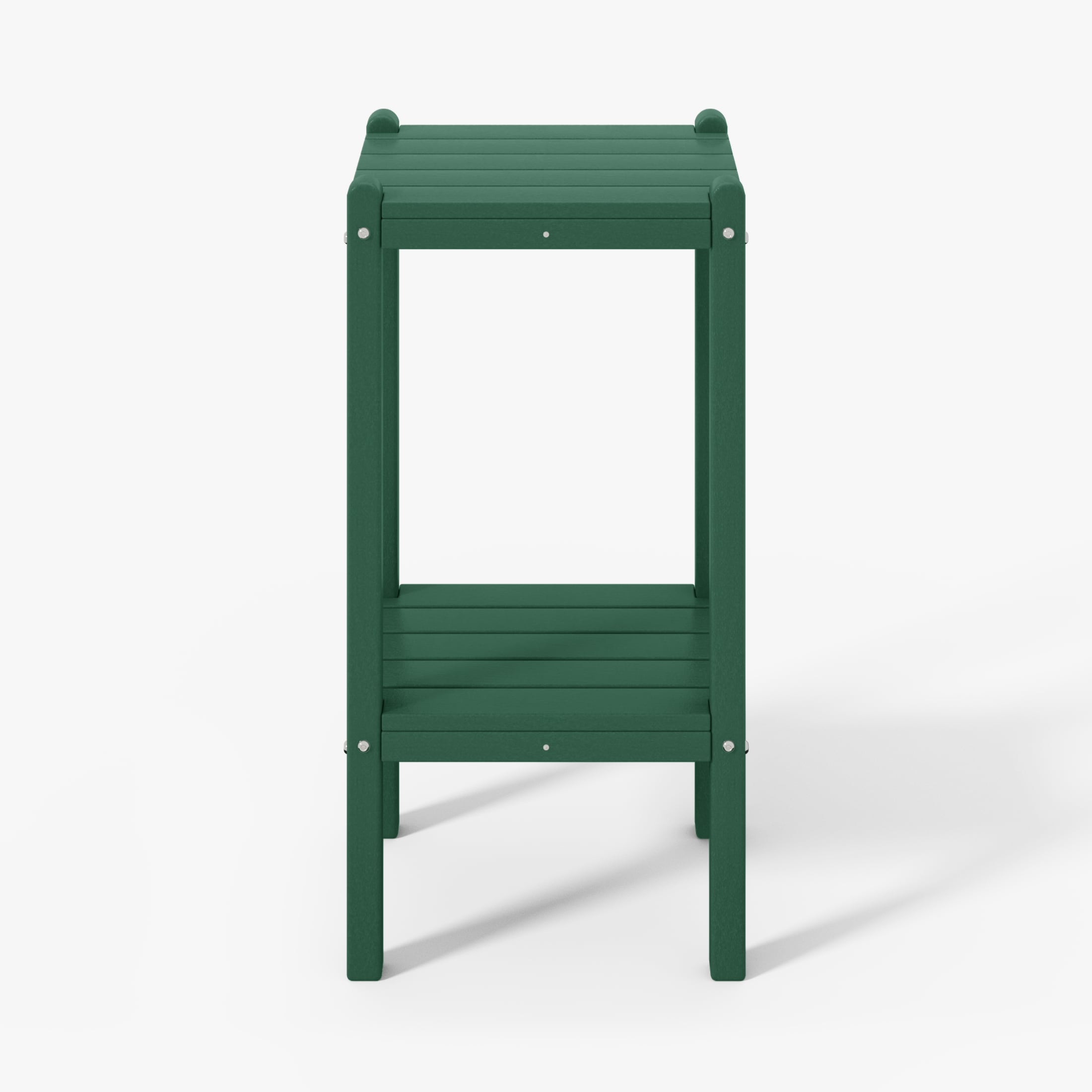 Eden エデン スツール、ダスティスグリーン Costaelm Paradise 36 Inch Outdoor Adirondack HDPE 2 Tier Patio
