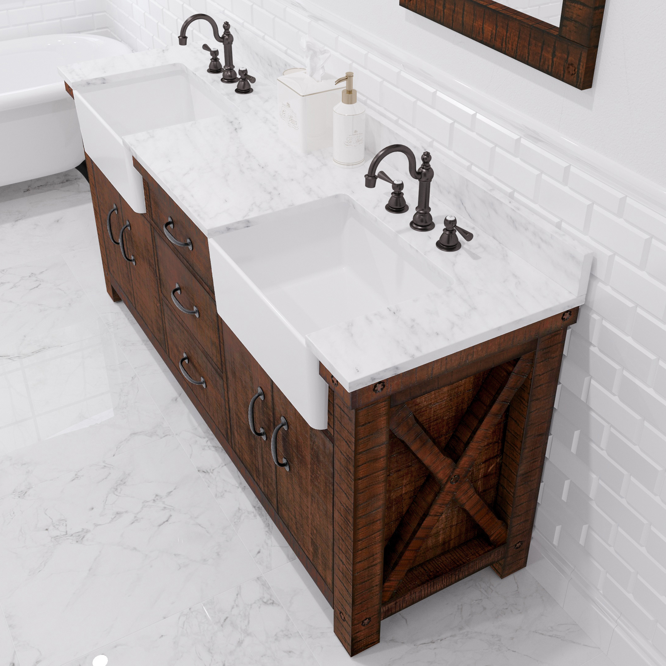 Water Creation PY72CW03RS-A24TL1203 Bath-Vanity-Combo - View #11