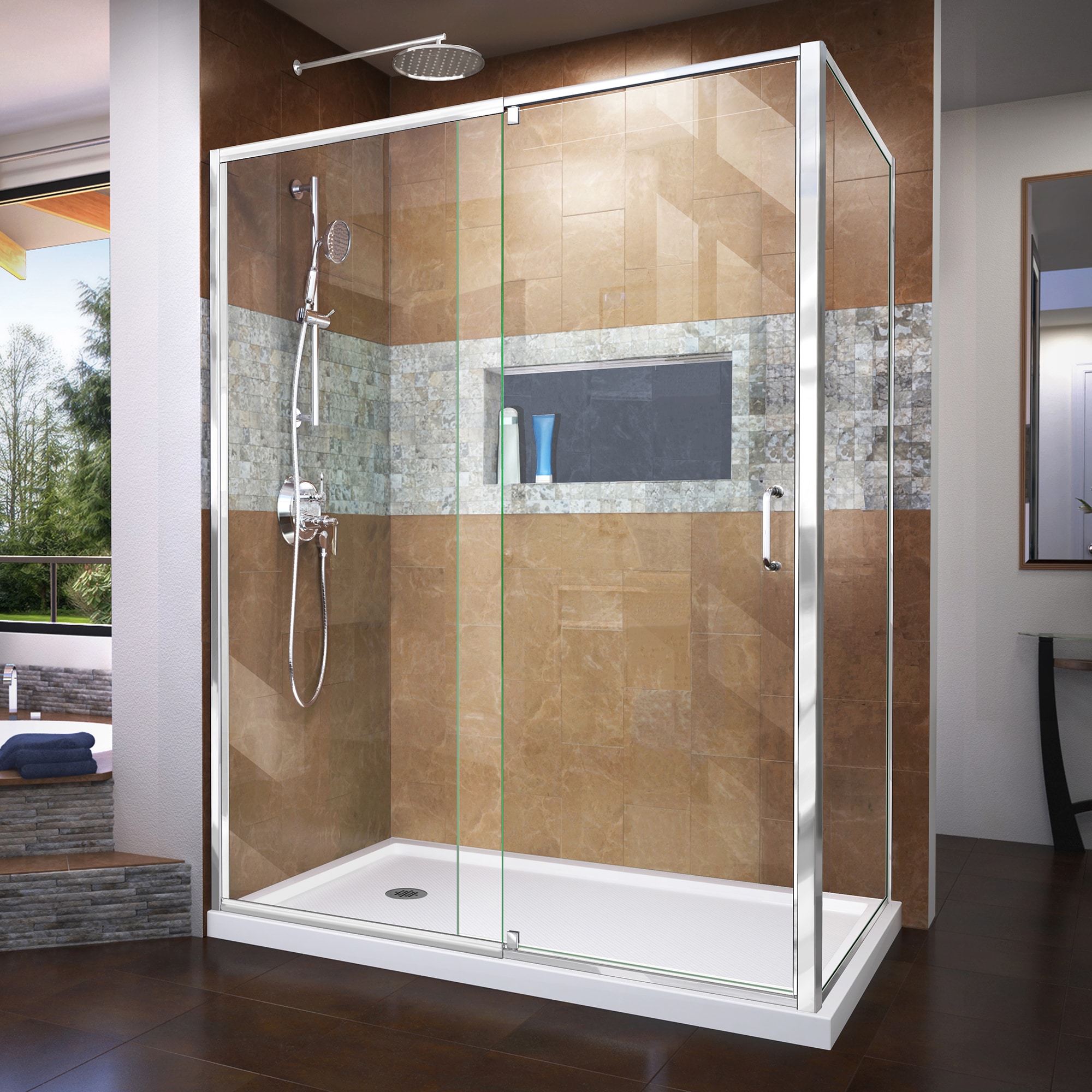 Corner Shower - American Glass & Mirror