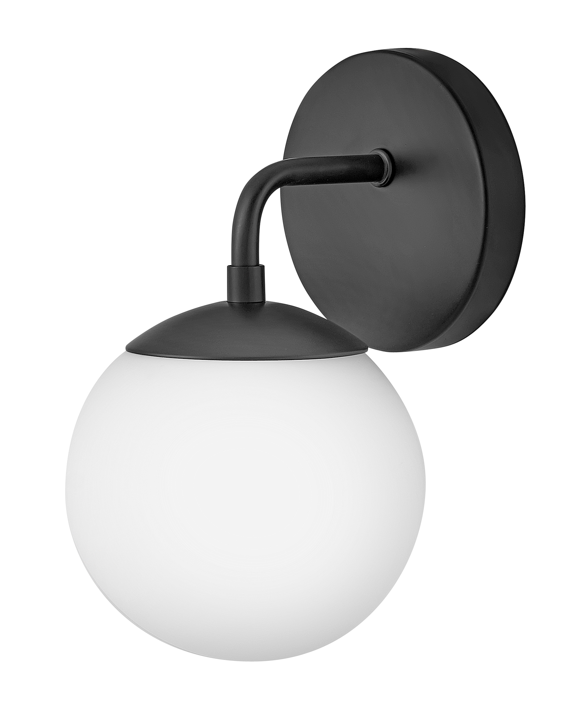 Lark 85000BK Julep 6-in 1 -Light Matte Black Glam Vanity light