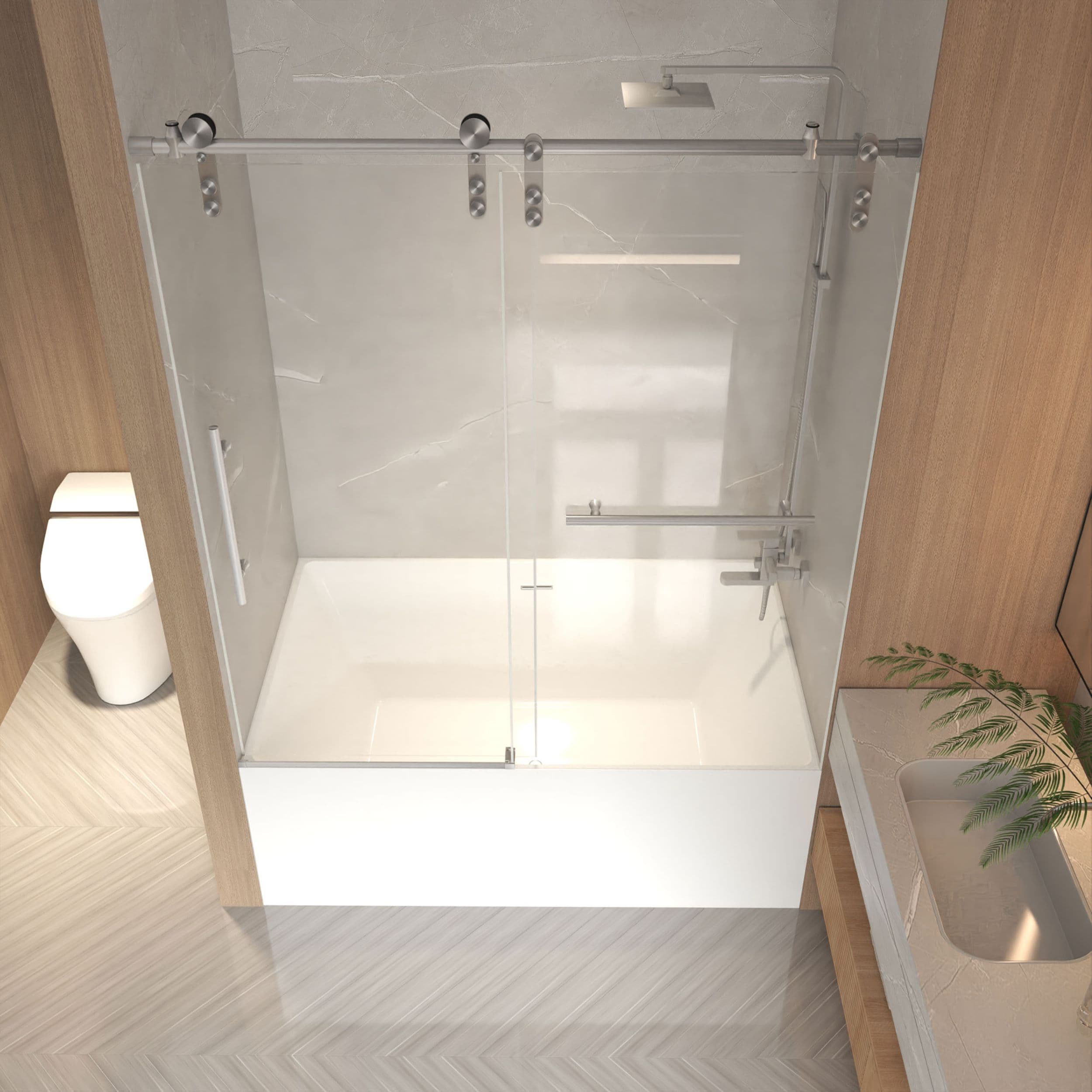LIVIZA GLSBG-4832C Shower-Doors - View #3