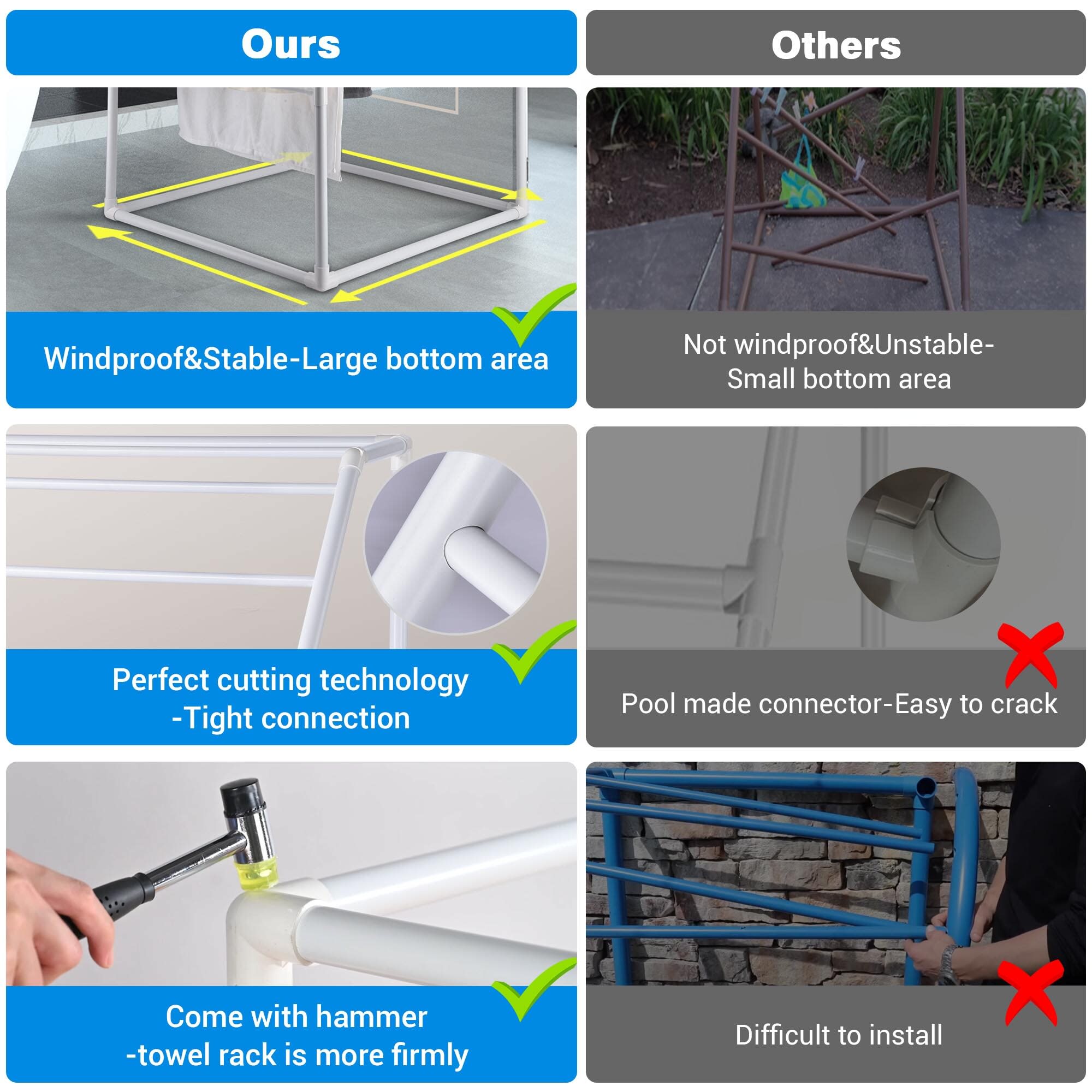 Yescom 06PTR001-7BAR-07-LO Towel-Trees - View #3