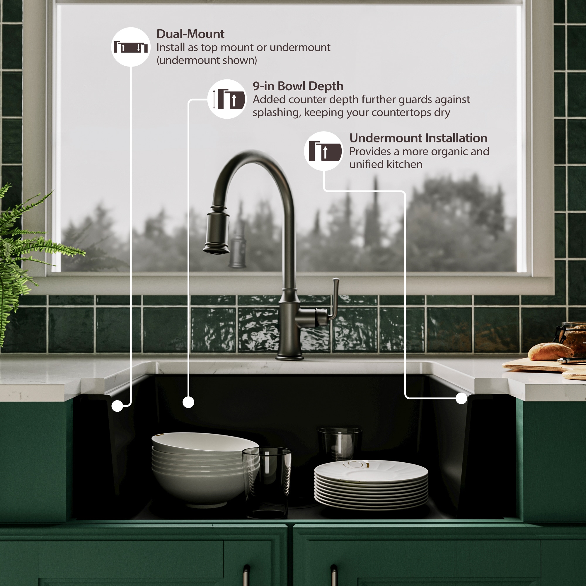 allen + roth GT1020BLK Kitchen-Sinks - View #7