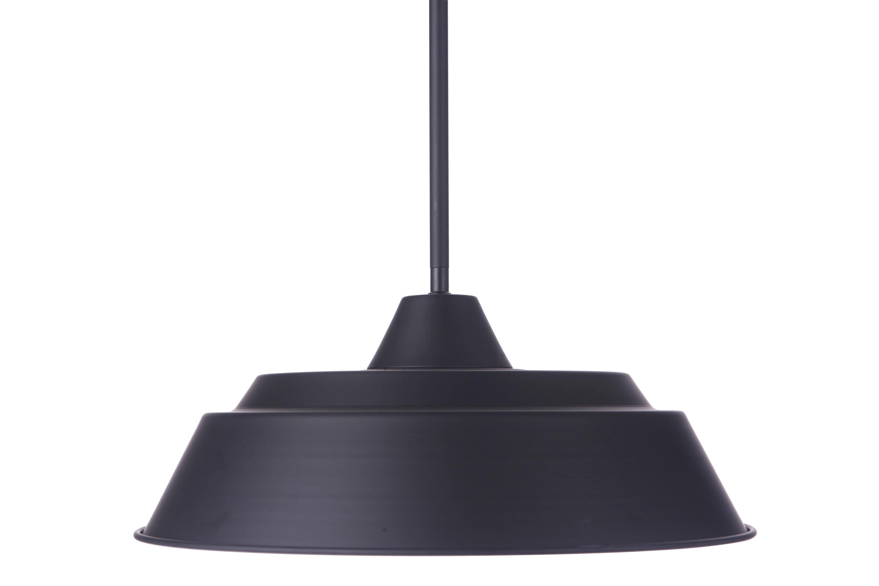 Midnight Aluminum 1-Light Indoor/Outdoor Pendant
