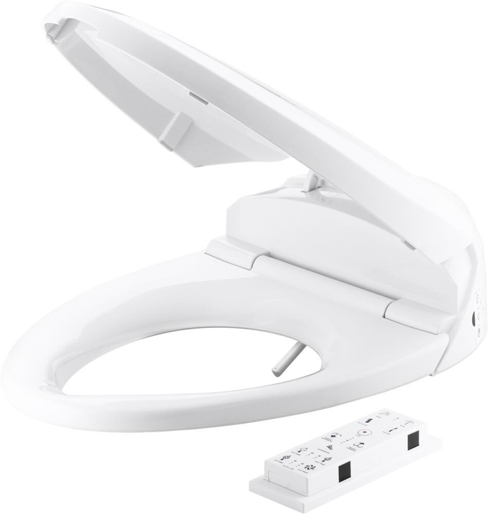 KOHLER 4709-0 C3-200 Plastic White Elongated Bidet Toilet Seat