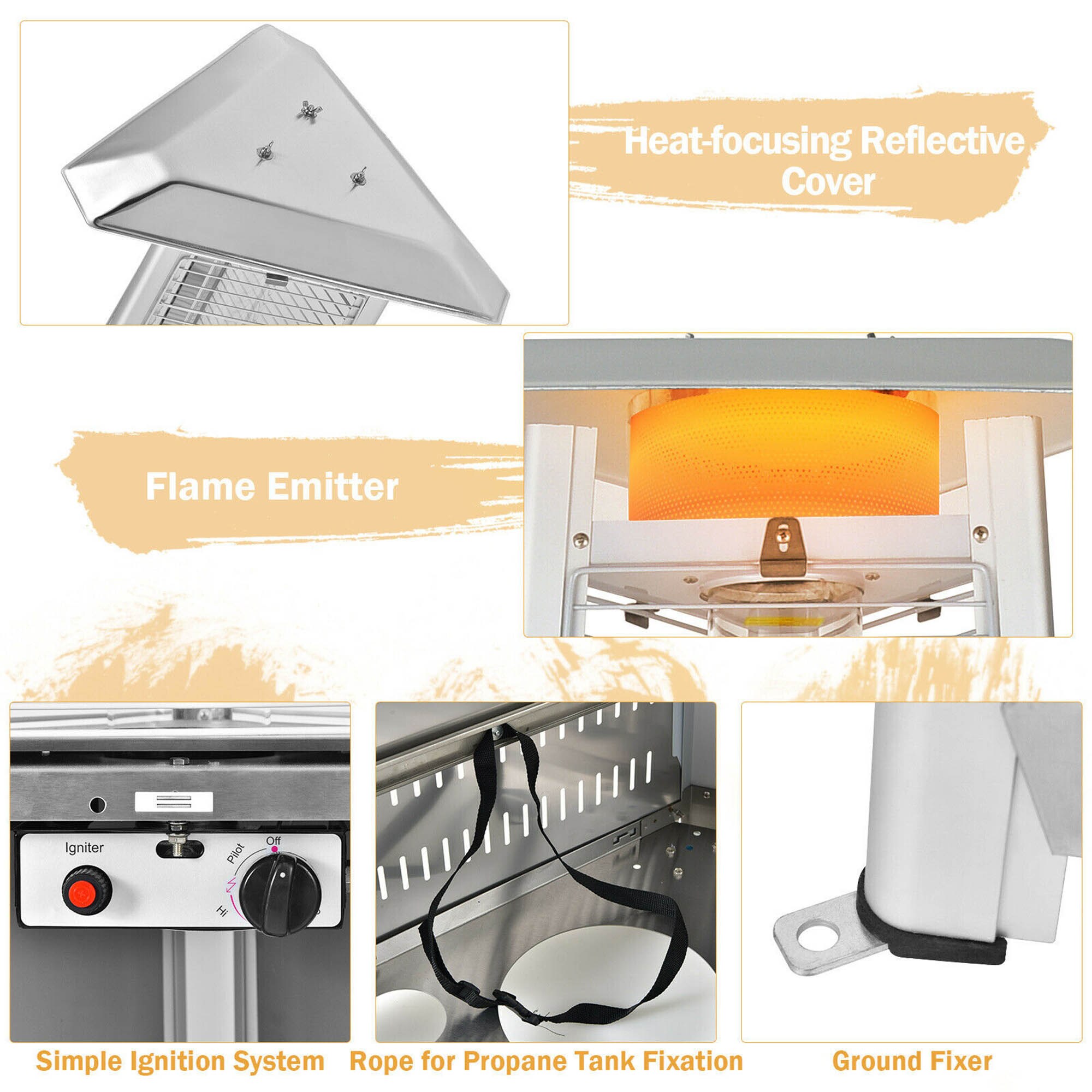 Goplus NP10040US+ Portable-Liquid-Propane-Heaters - View #4