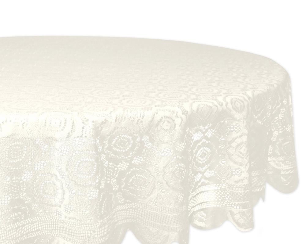 DII CAMZ32707 Cream Vintage Tablecloth