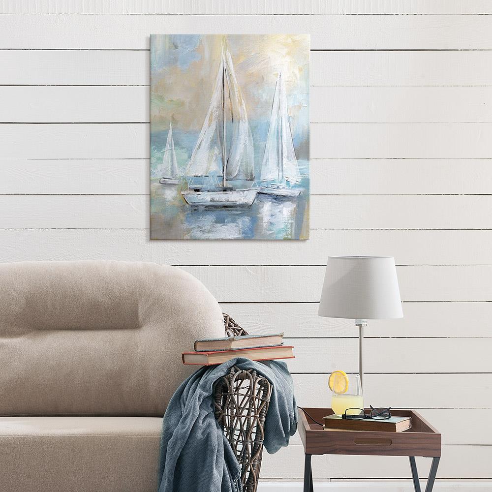 27-in H x 21-in W Coastal Print on Canvas at Lowes.com