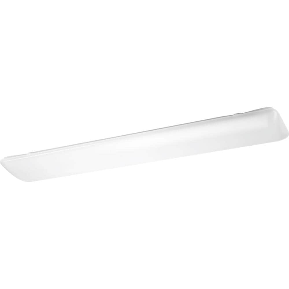 Progress Lighting P7279-3040K8 Linear LED Cloud 1-Light 10.25-in White LED Flush Mount Light ENERGY STAR